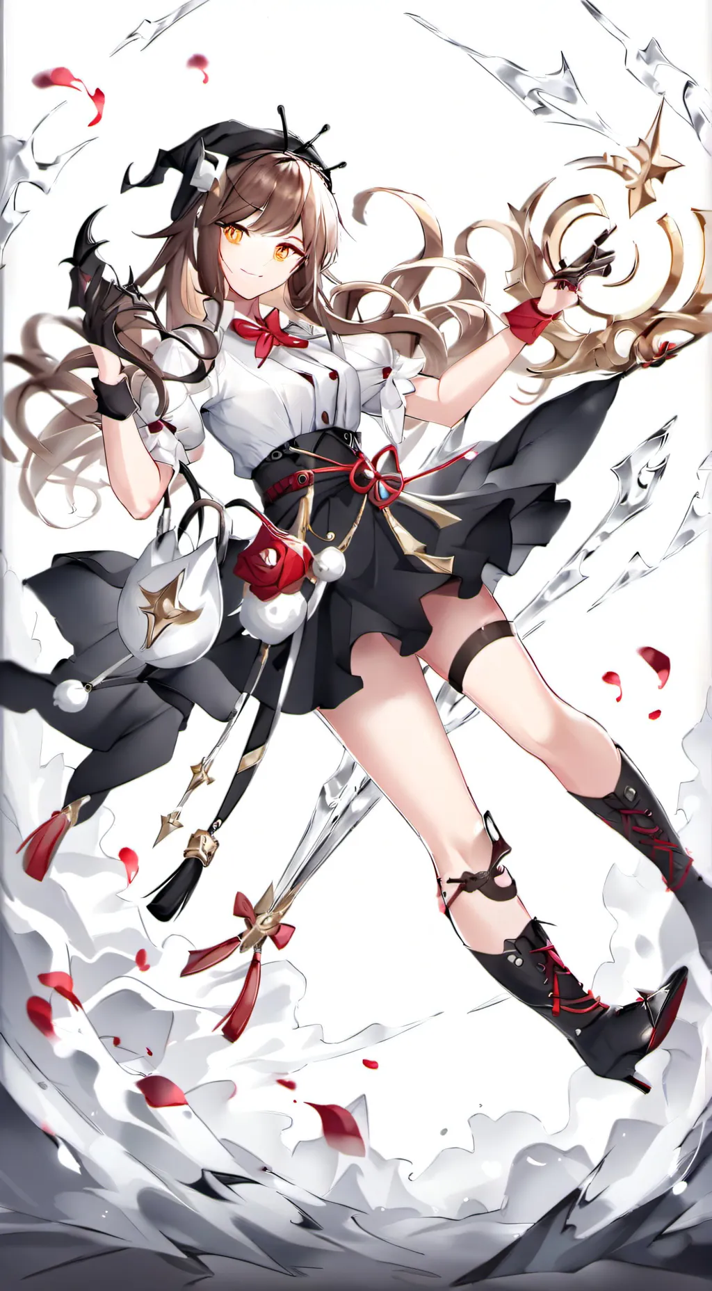 ai character: Ivory  background