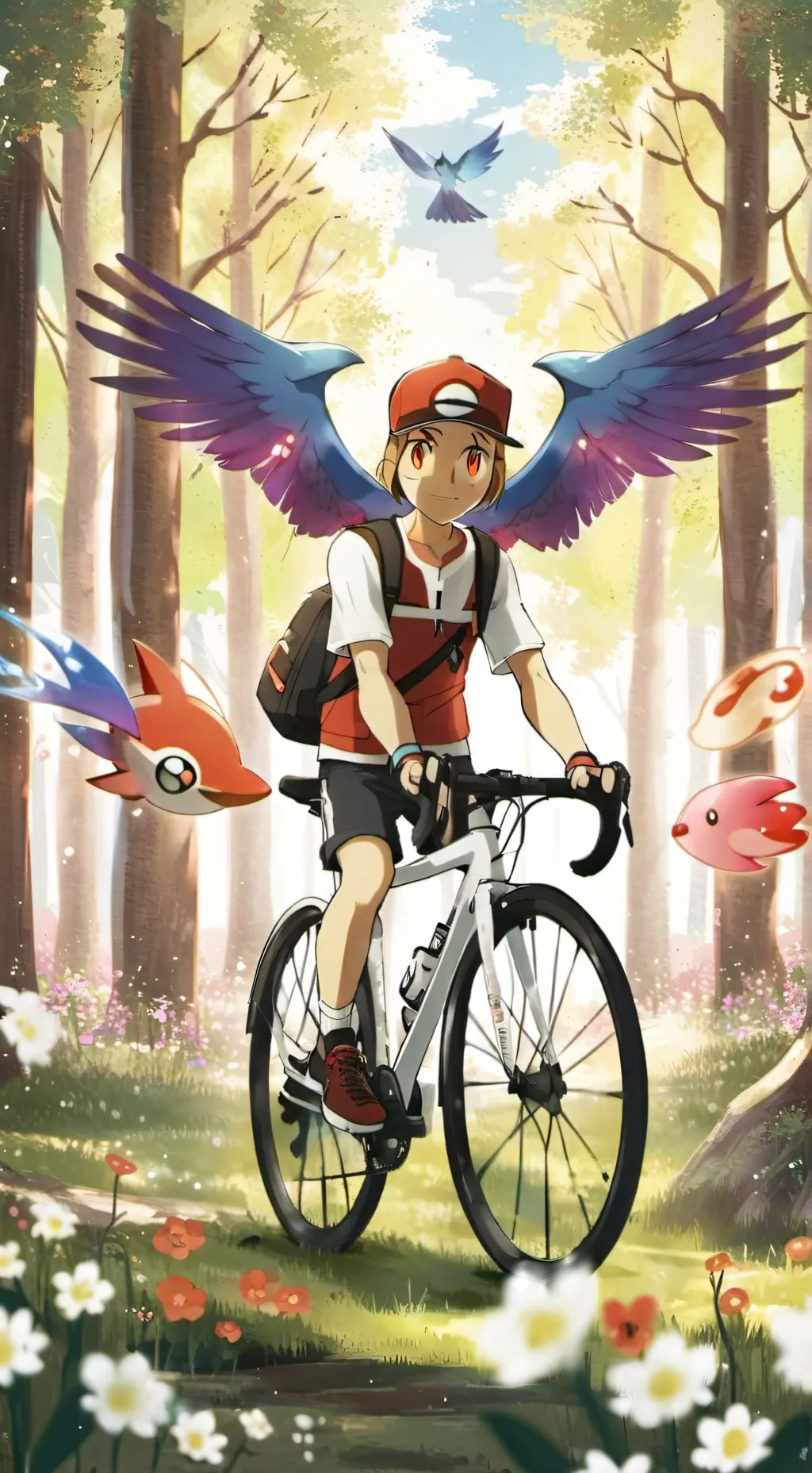 ai character: dresseur de pokemo background