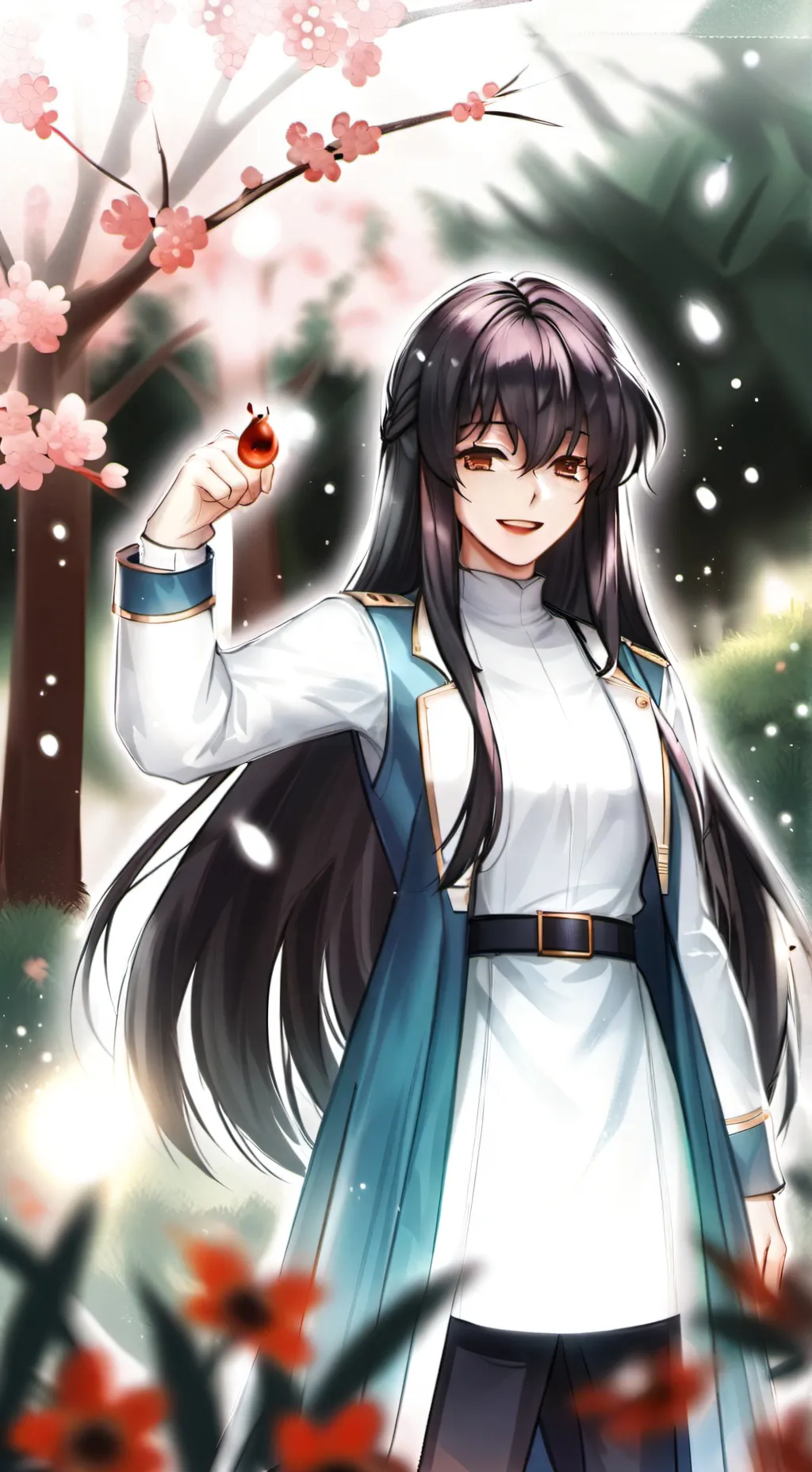 ai character: Muichiro  background