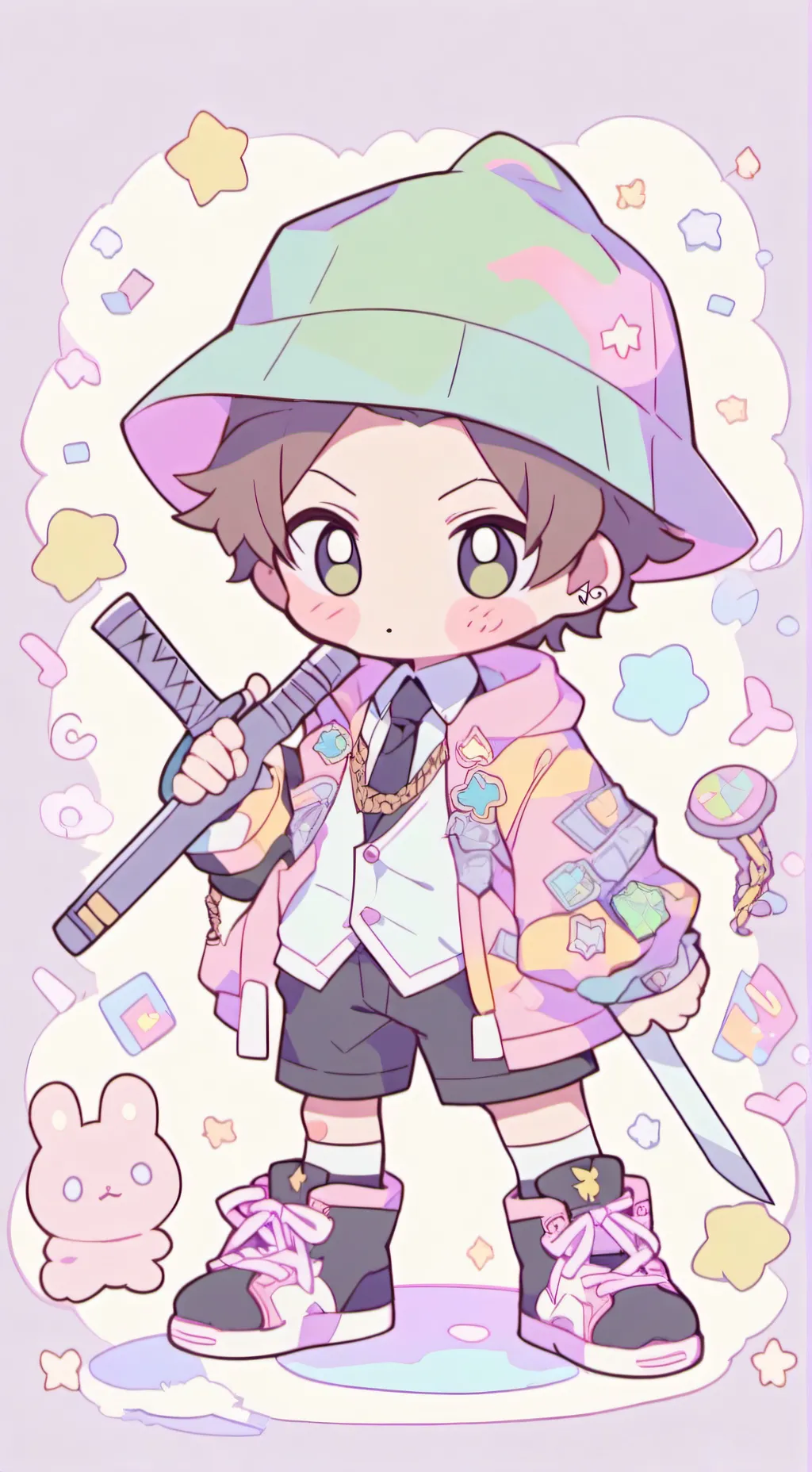 ai character: kyson  background