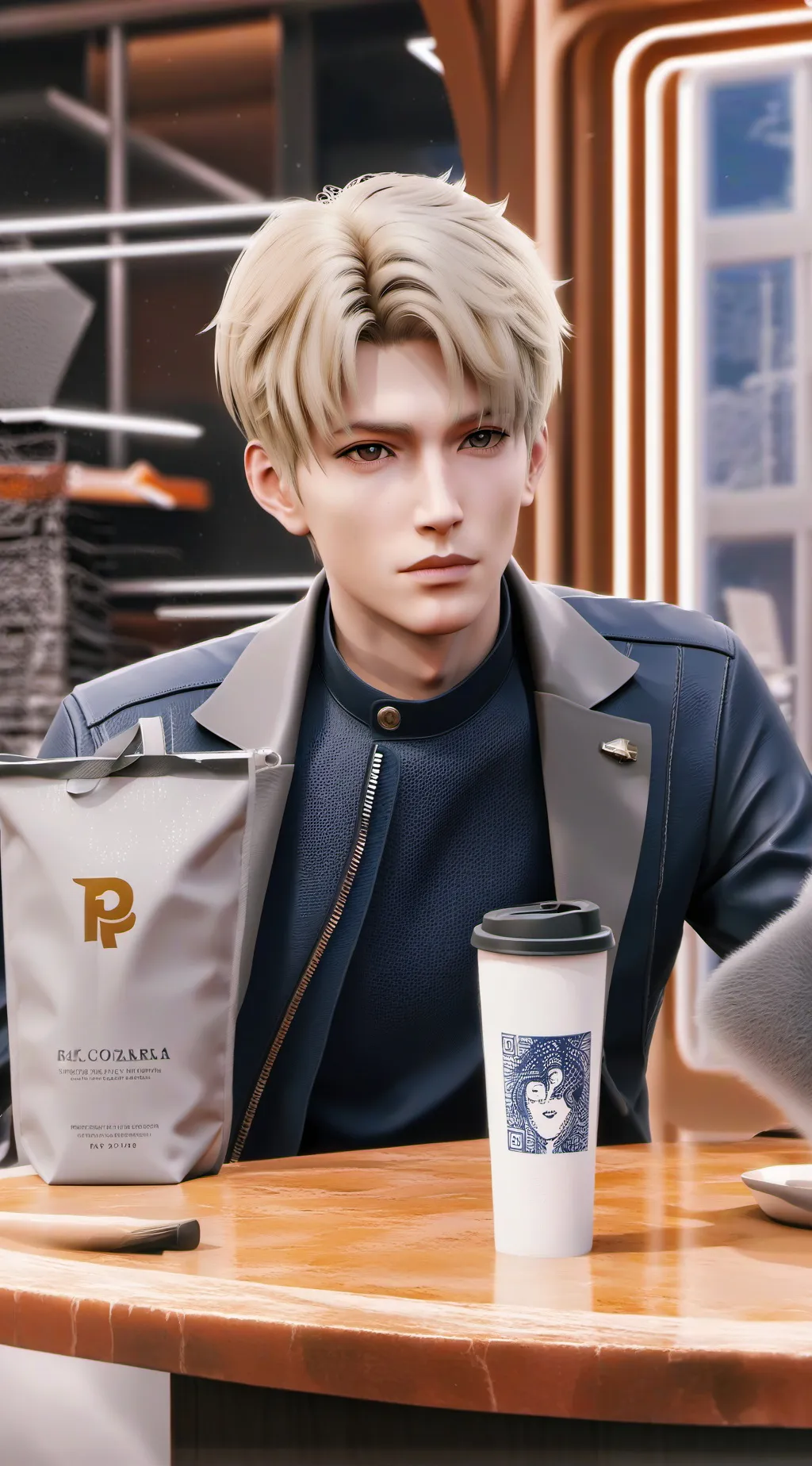 ai character: Étienne background