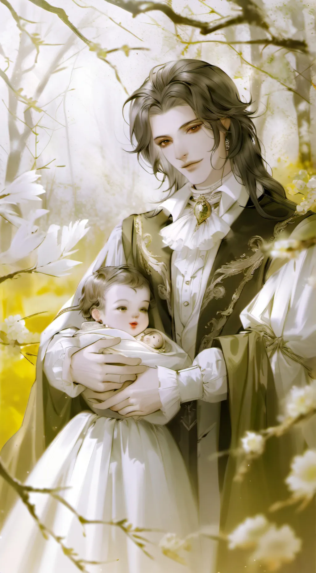 ai character: Un homme du passé background