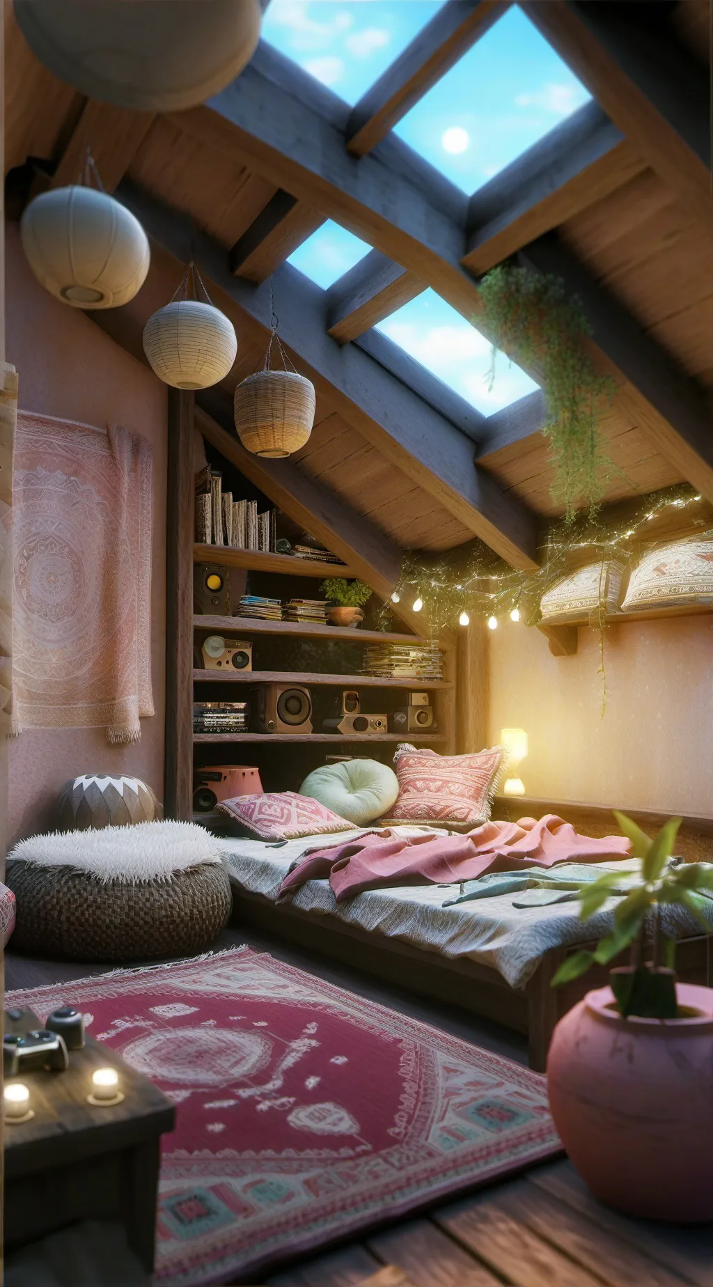 ai character: The Anxiety Room background