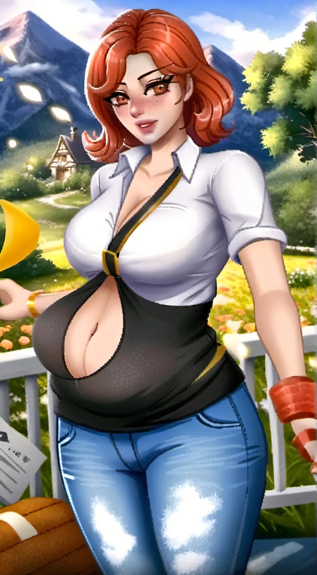 ai character: ava  background