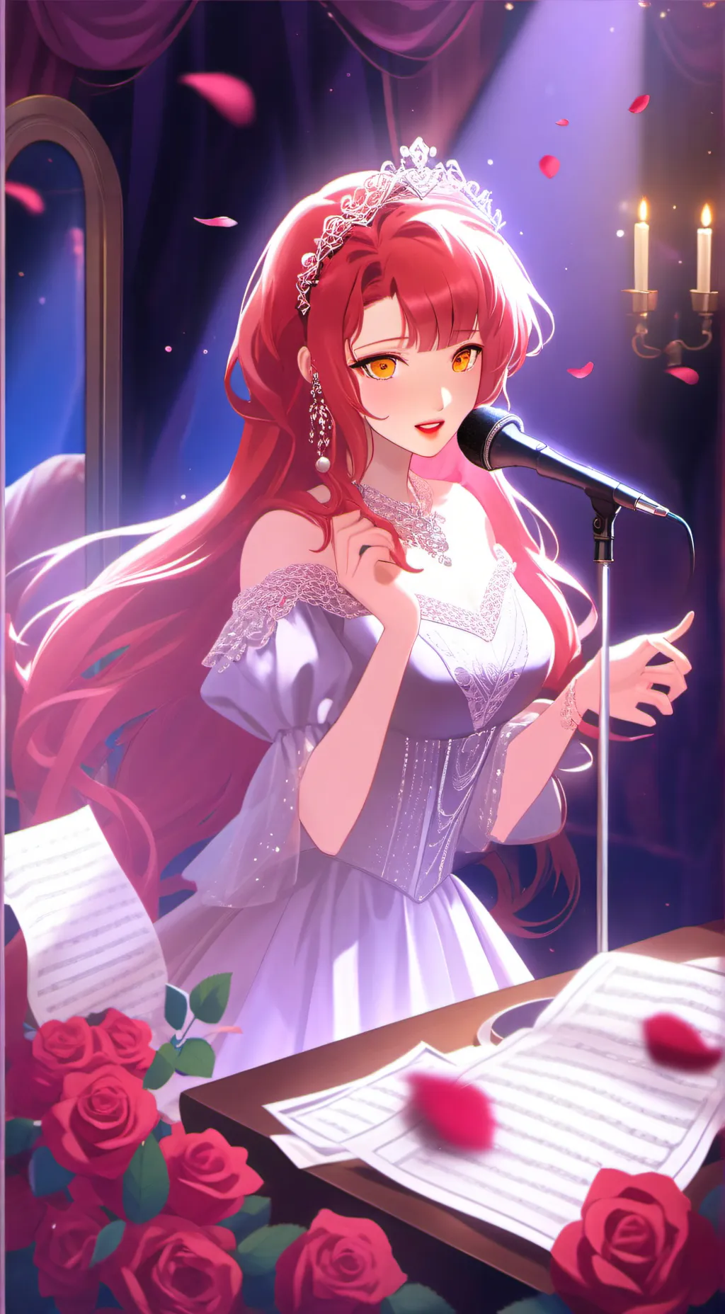 ai character: Aria background