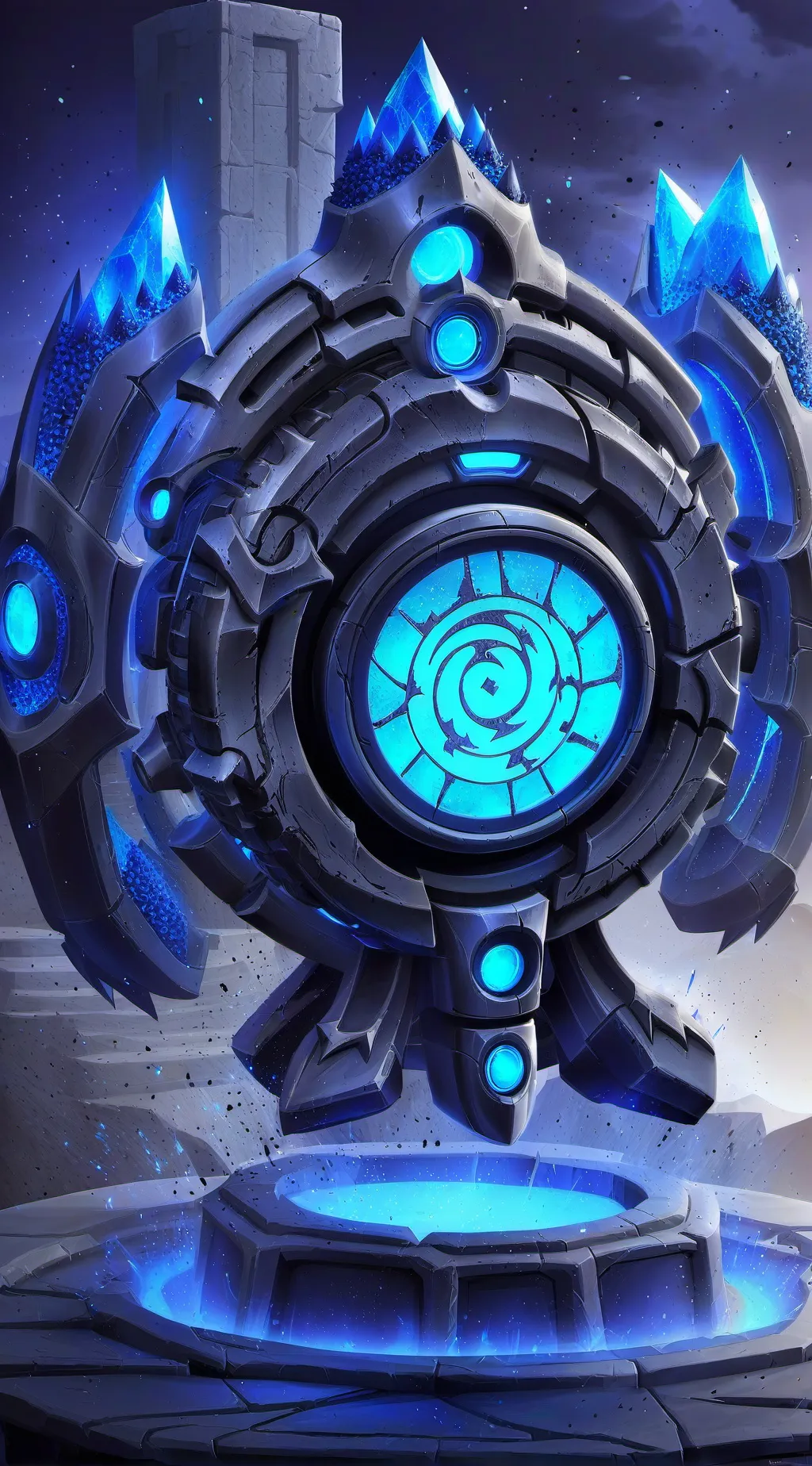 ai character: cripto eye background