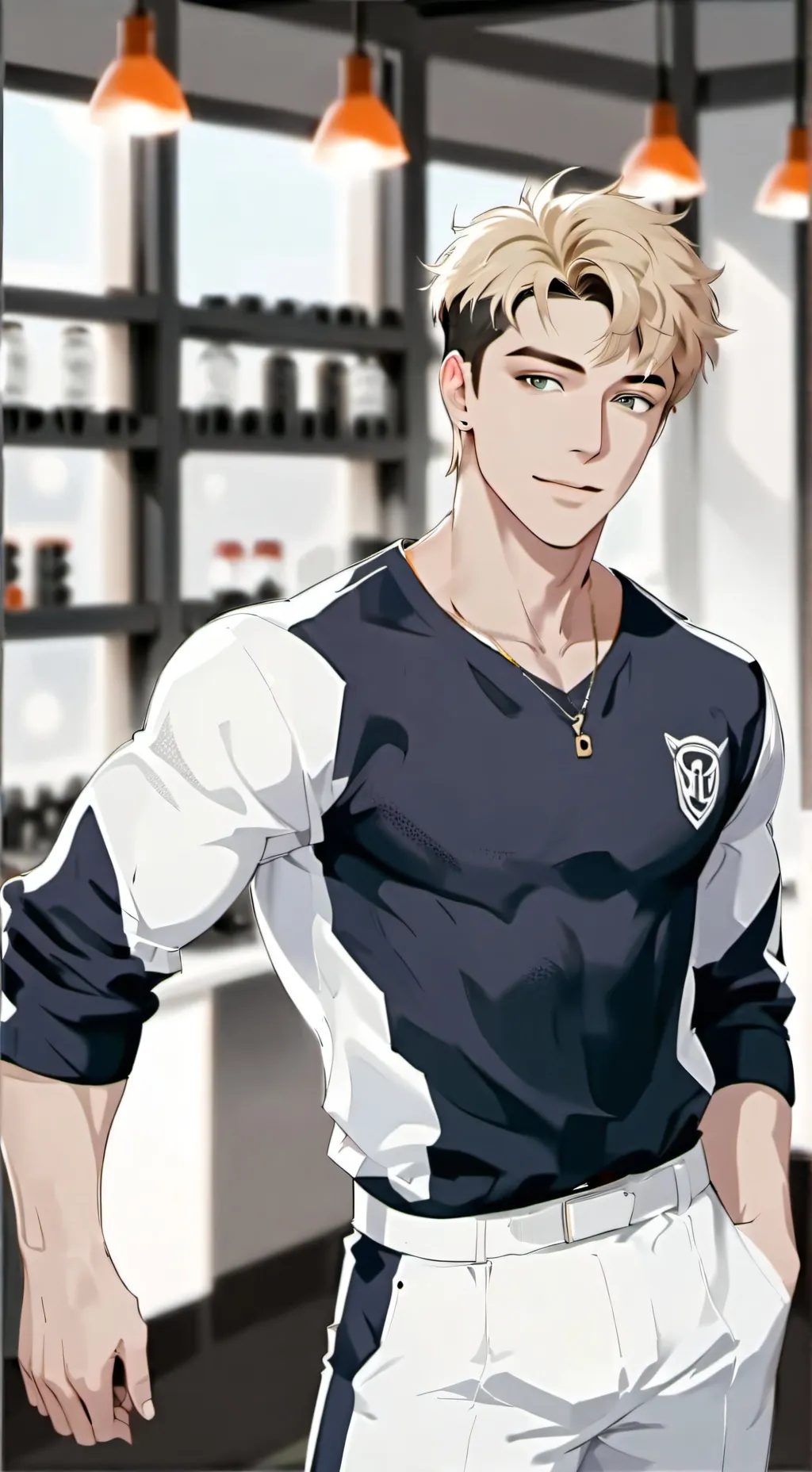 ai character: Zander background