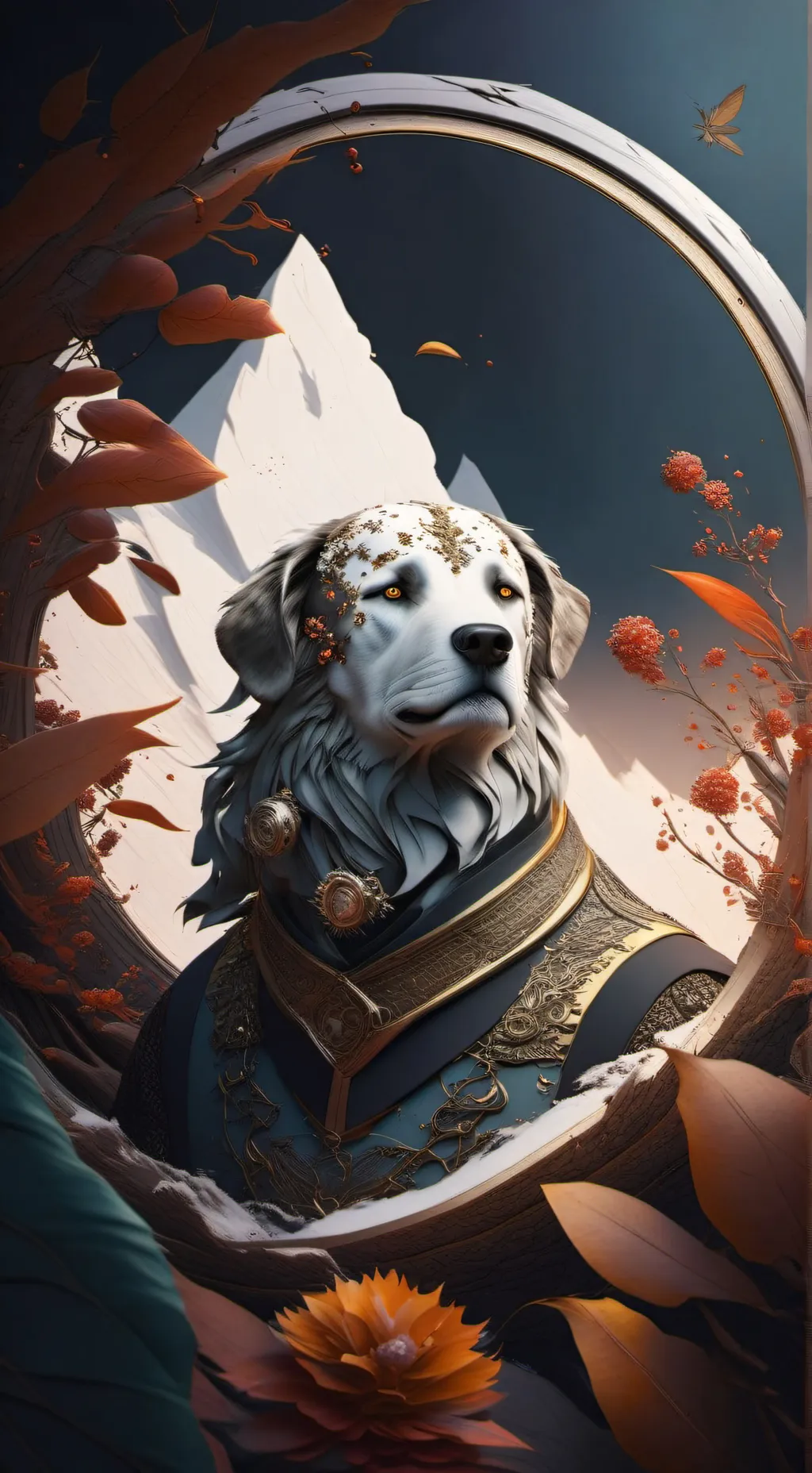 ai character: Algebraliens xmas background