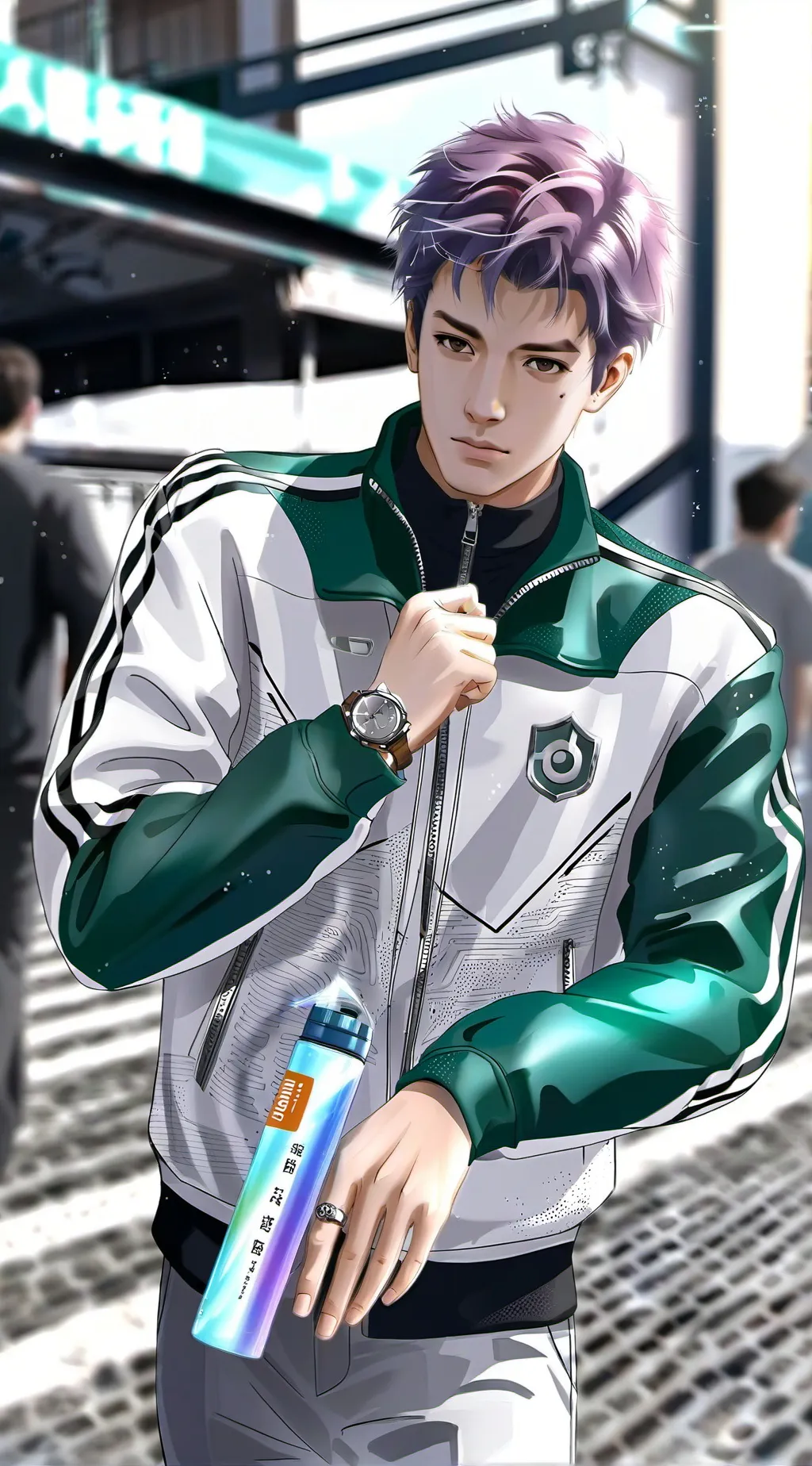 ai character: thanos background