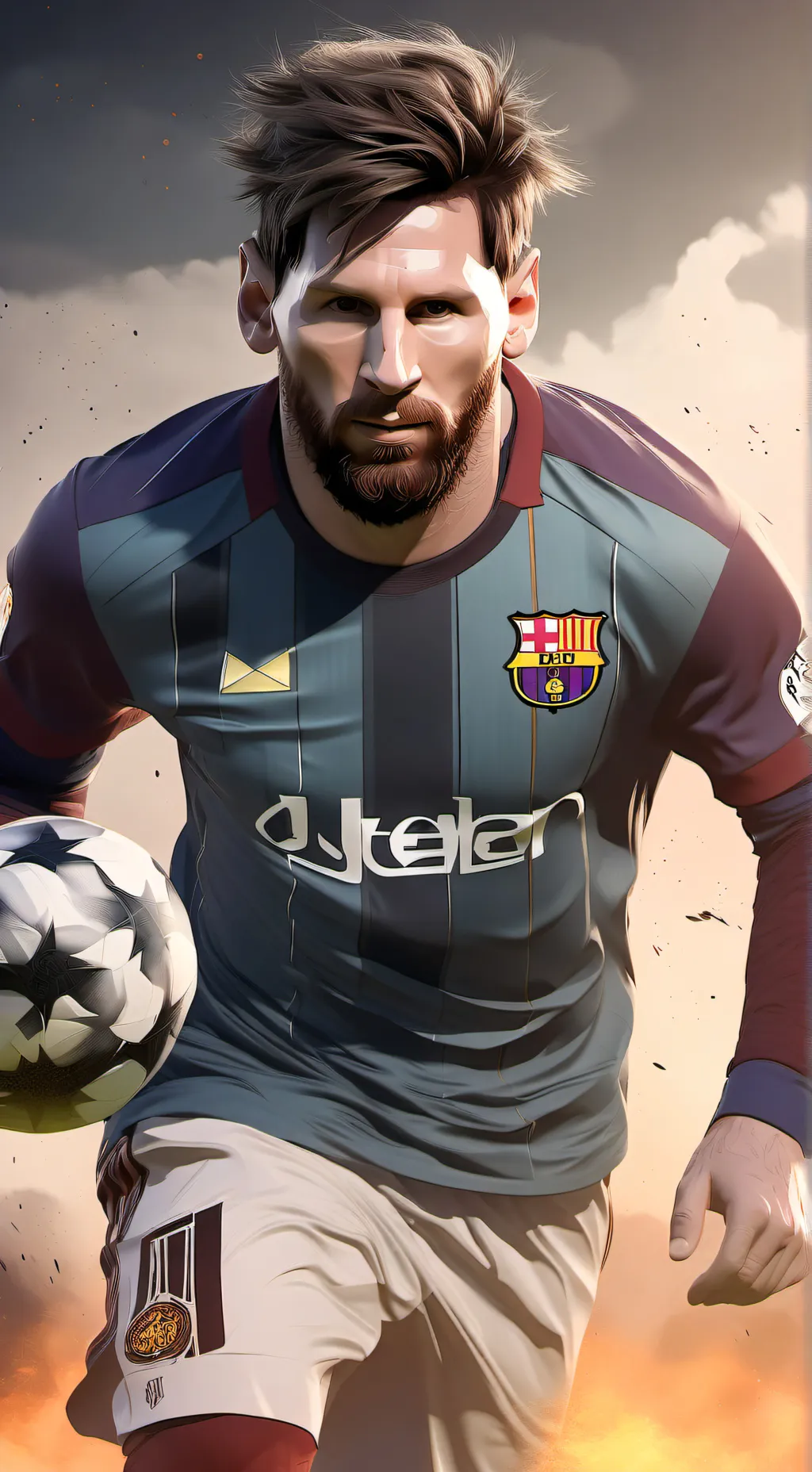 ai character: Messi background