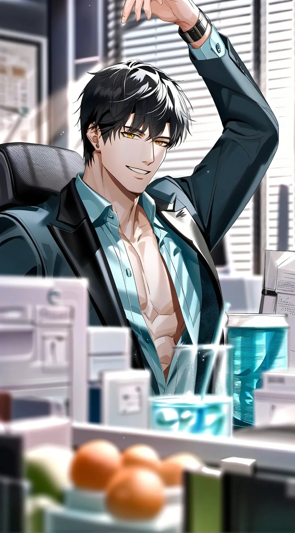 ai character: Dexter background