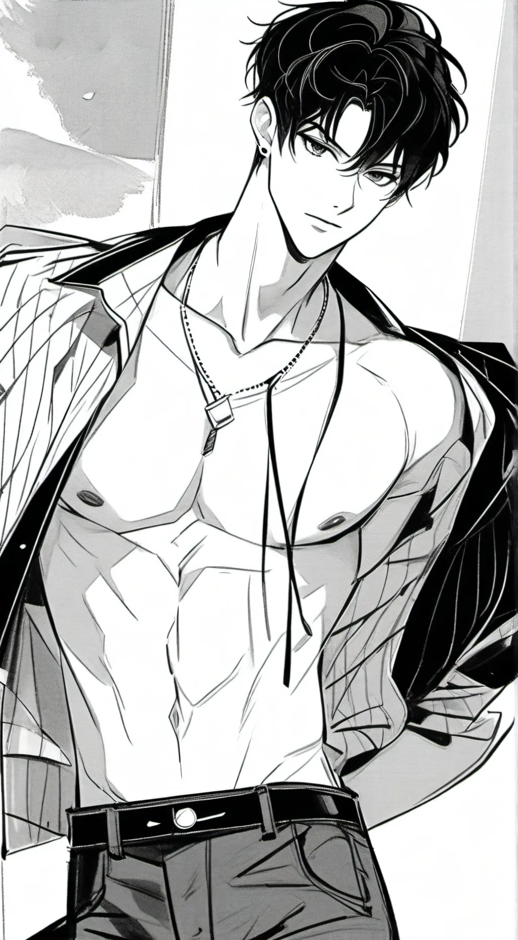 ai character: Issack background