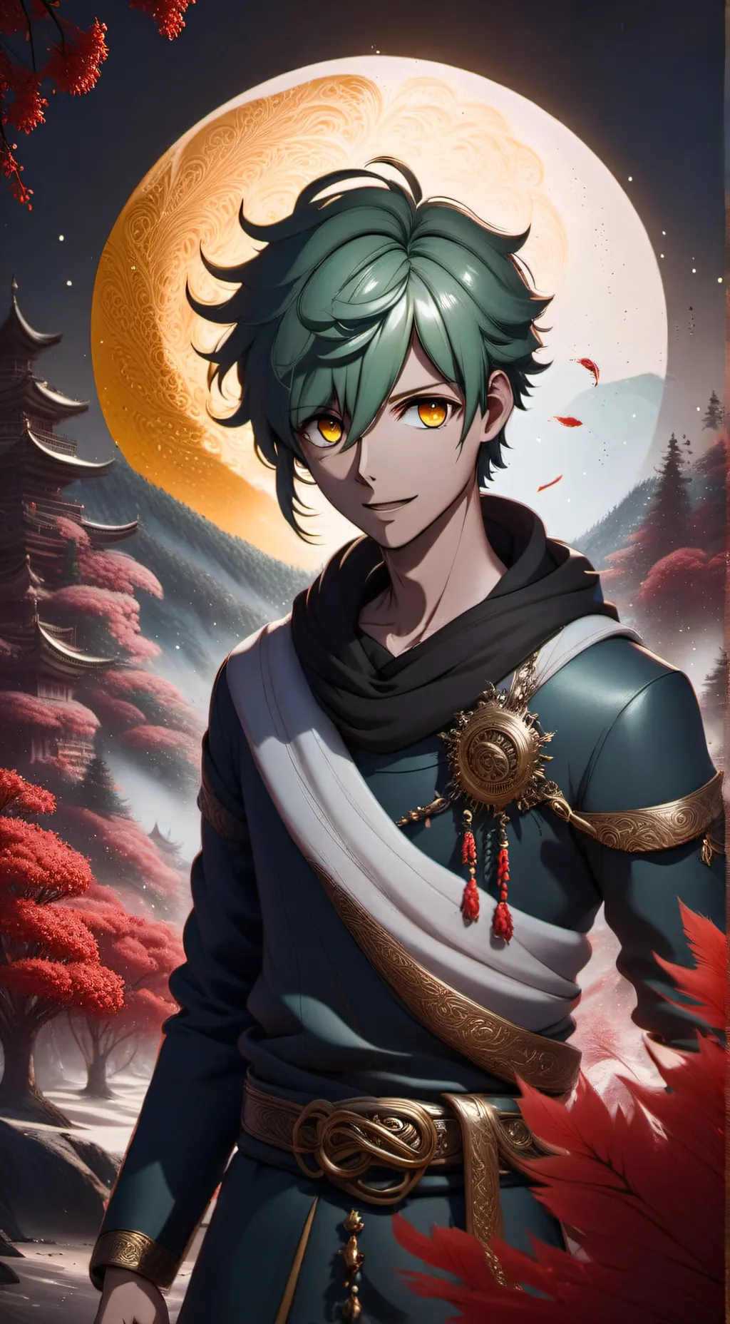 ai character: mark background