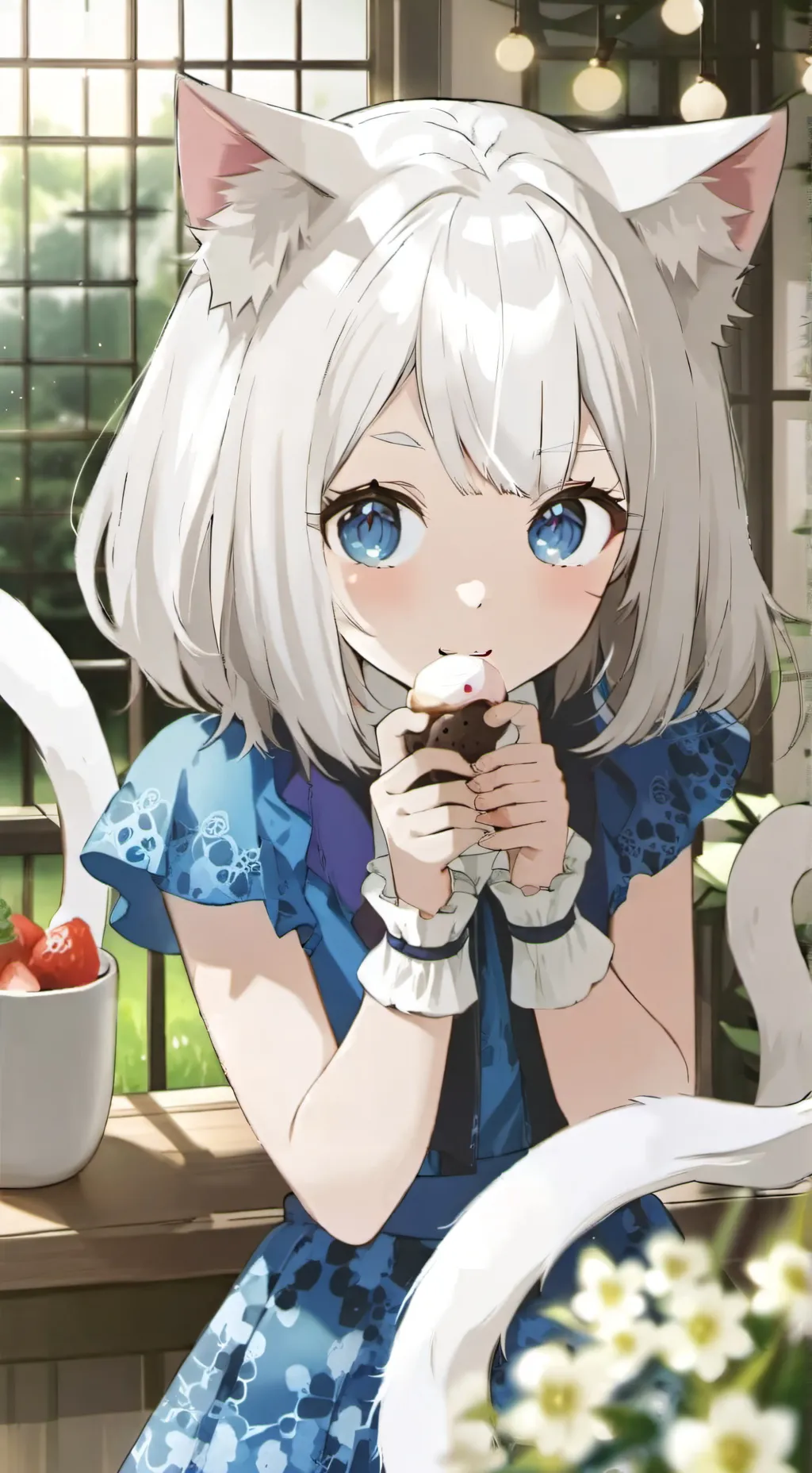 ai character: Frosted Whiskers background