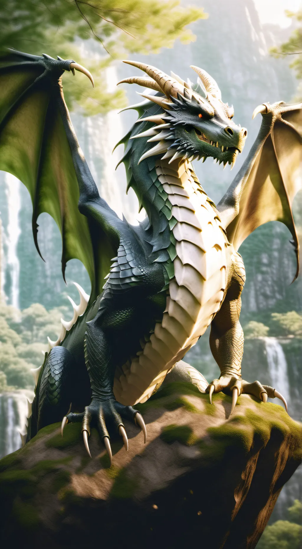 ai character: Land of dryirds  background