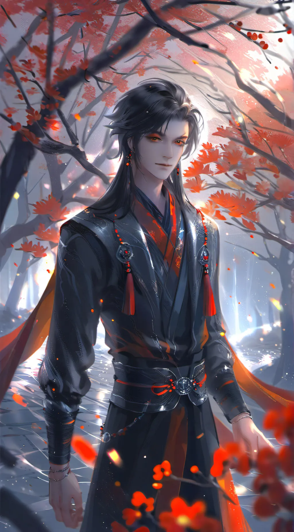 ai character: DW In Beach  background