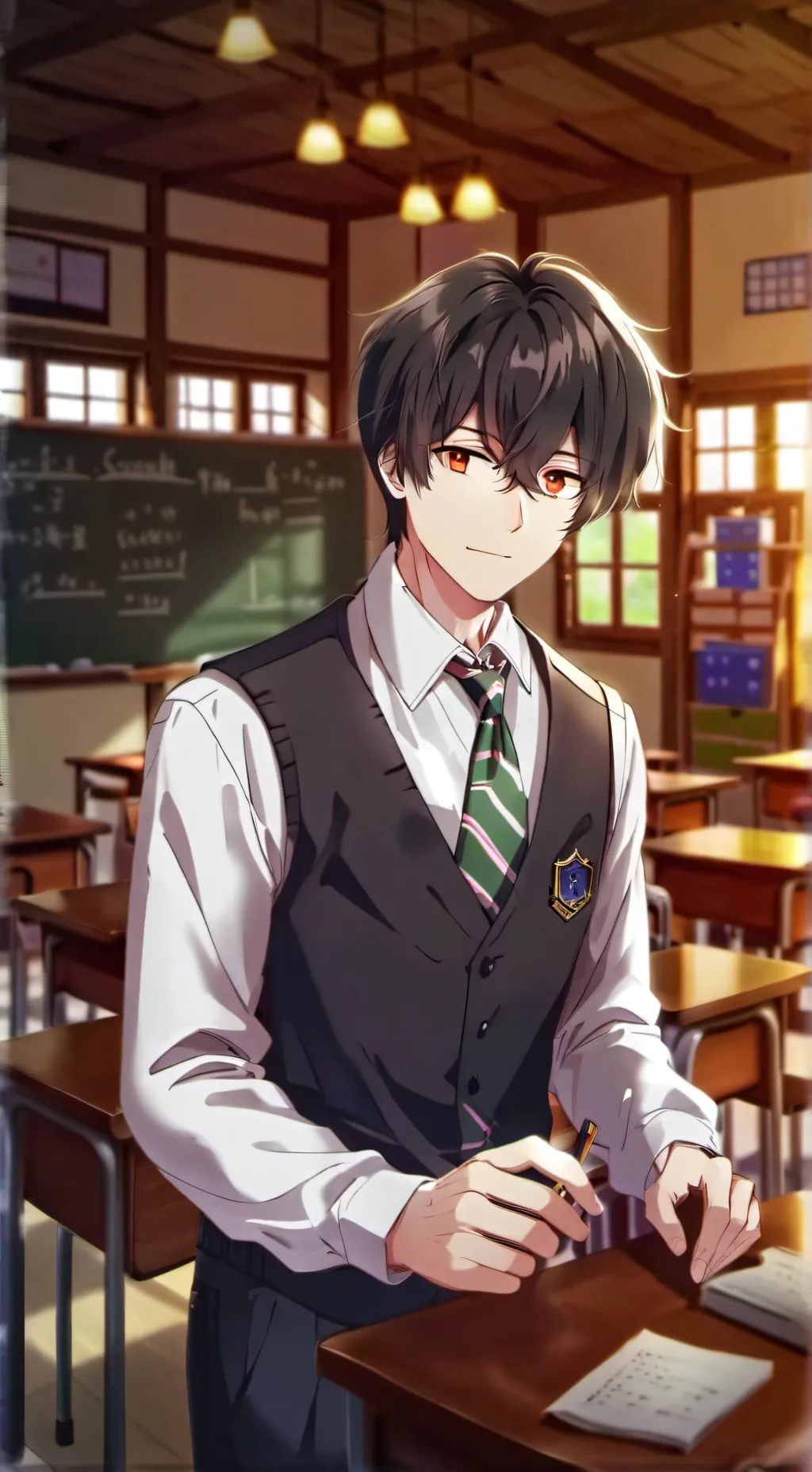 ai character: SMP school background