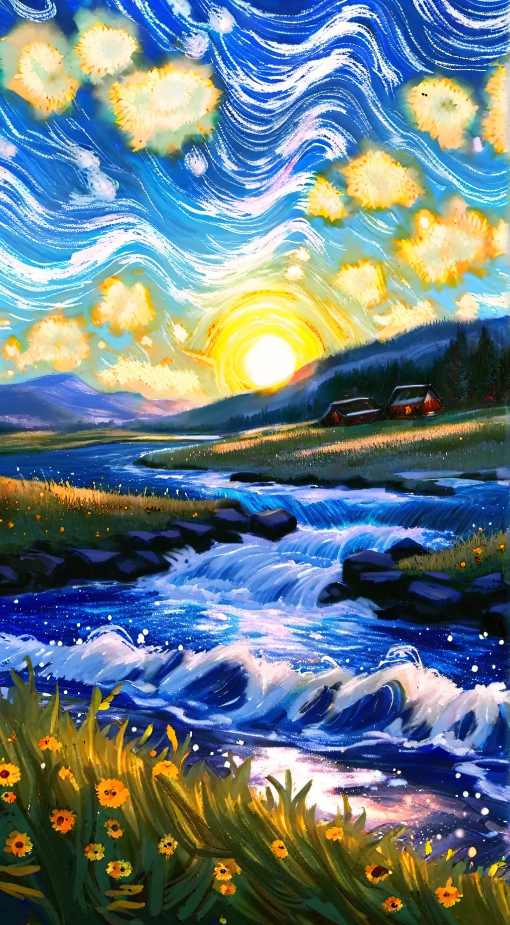 ai character: Favorite color background