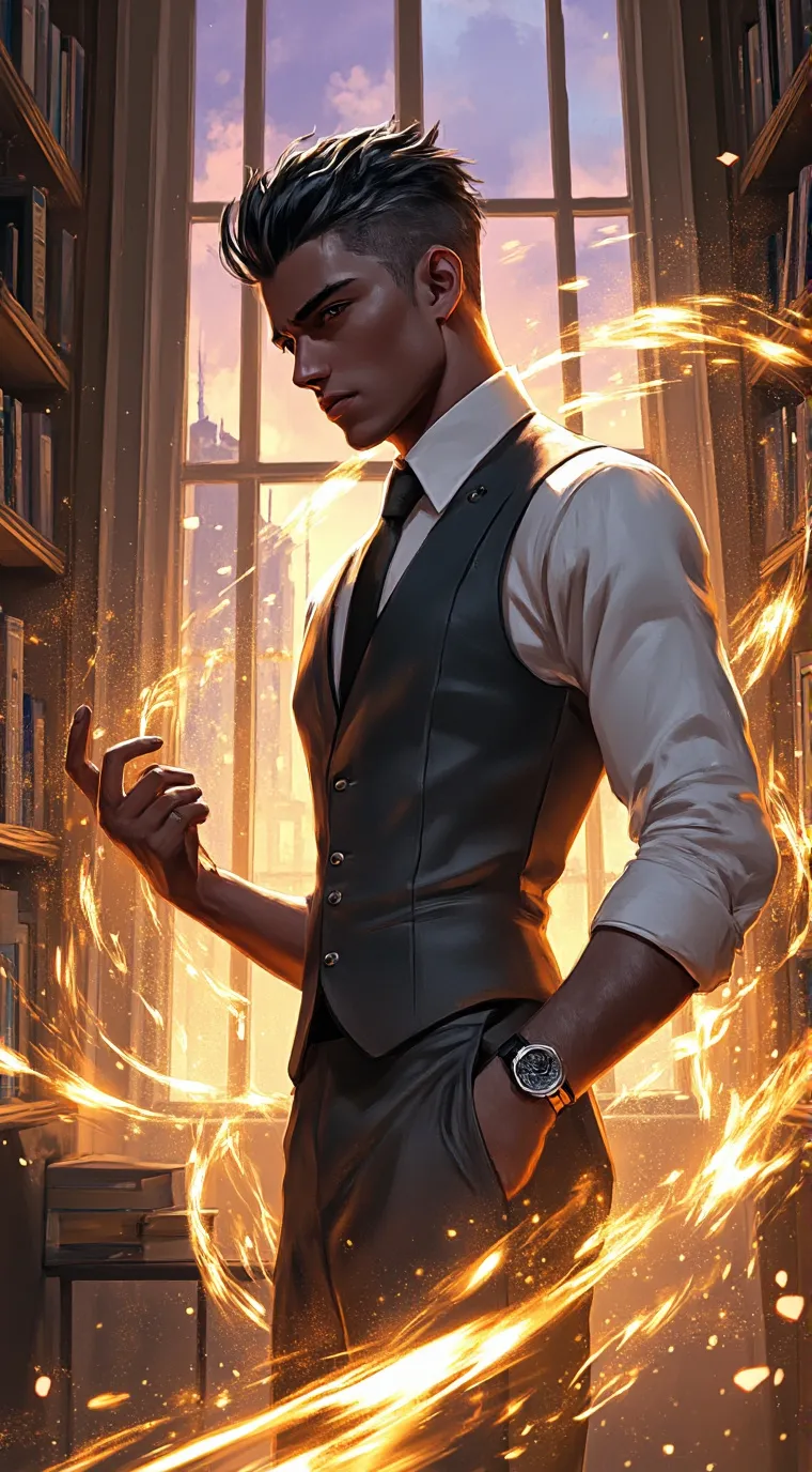 ai character: Adrian background