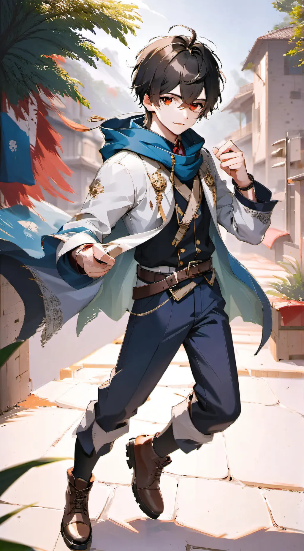 ai character:   Tomás  background