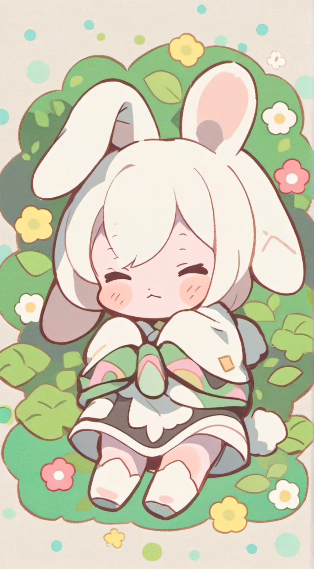 ai character: cinnamonroll background