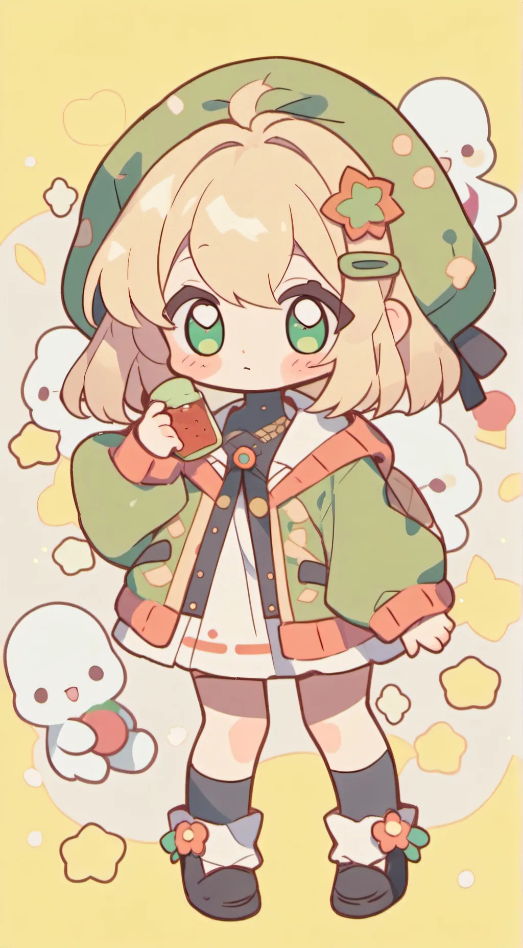 ai character: Lily background