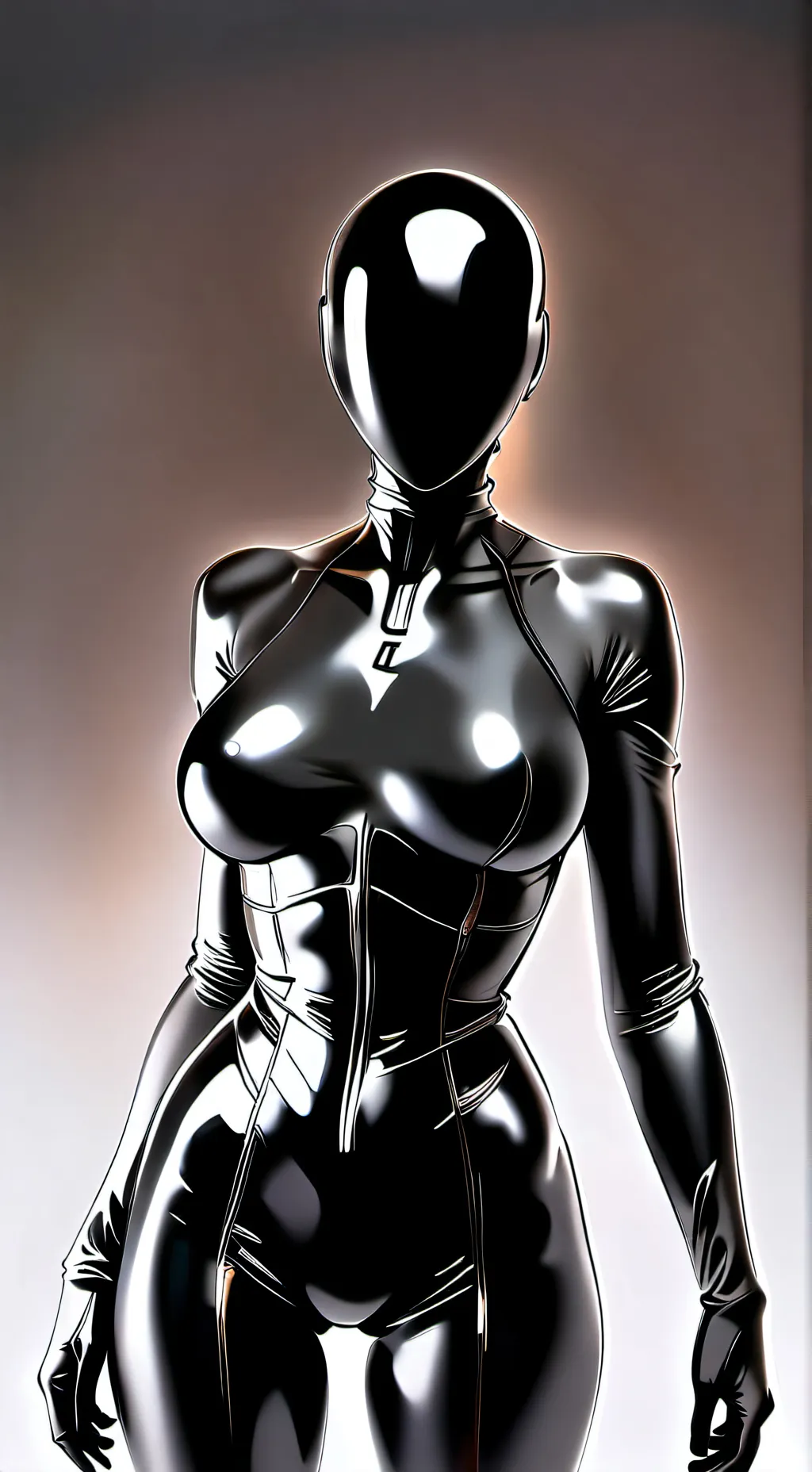 ai character: asphyxia suit  background