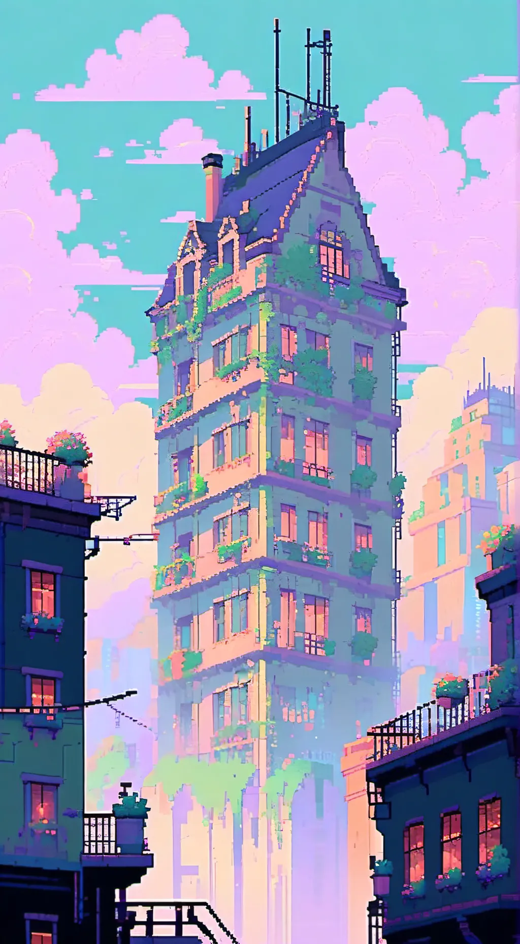 ai character: Moonflower background