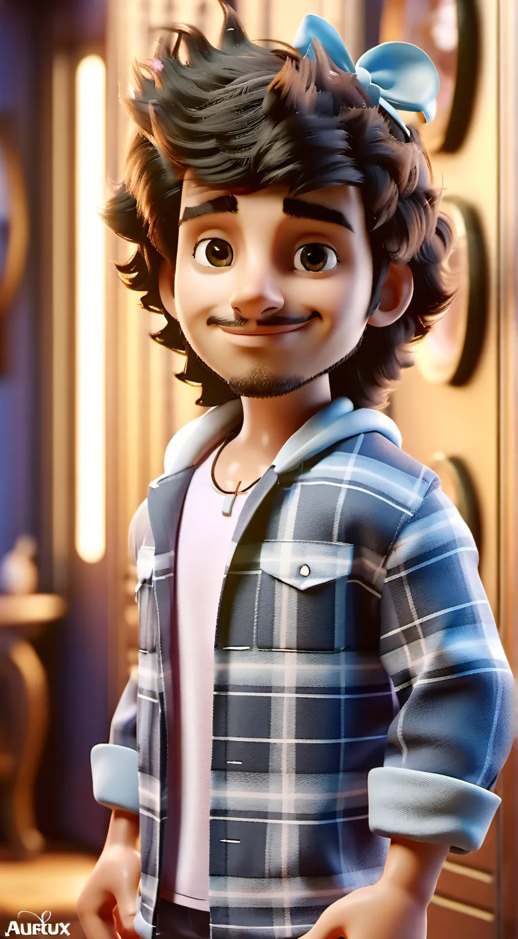 ai character: But I got AI gener background