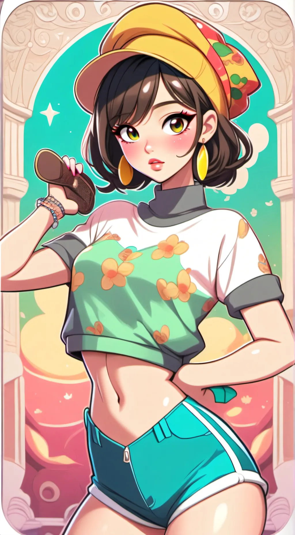 ai character: empty body background