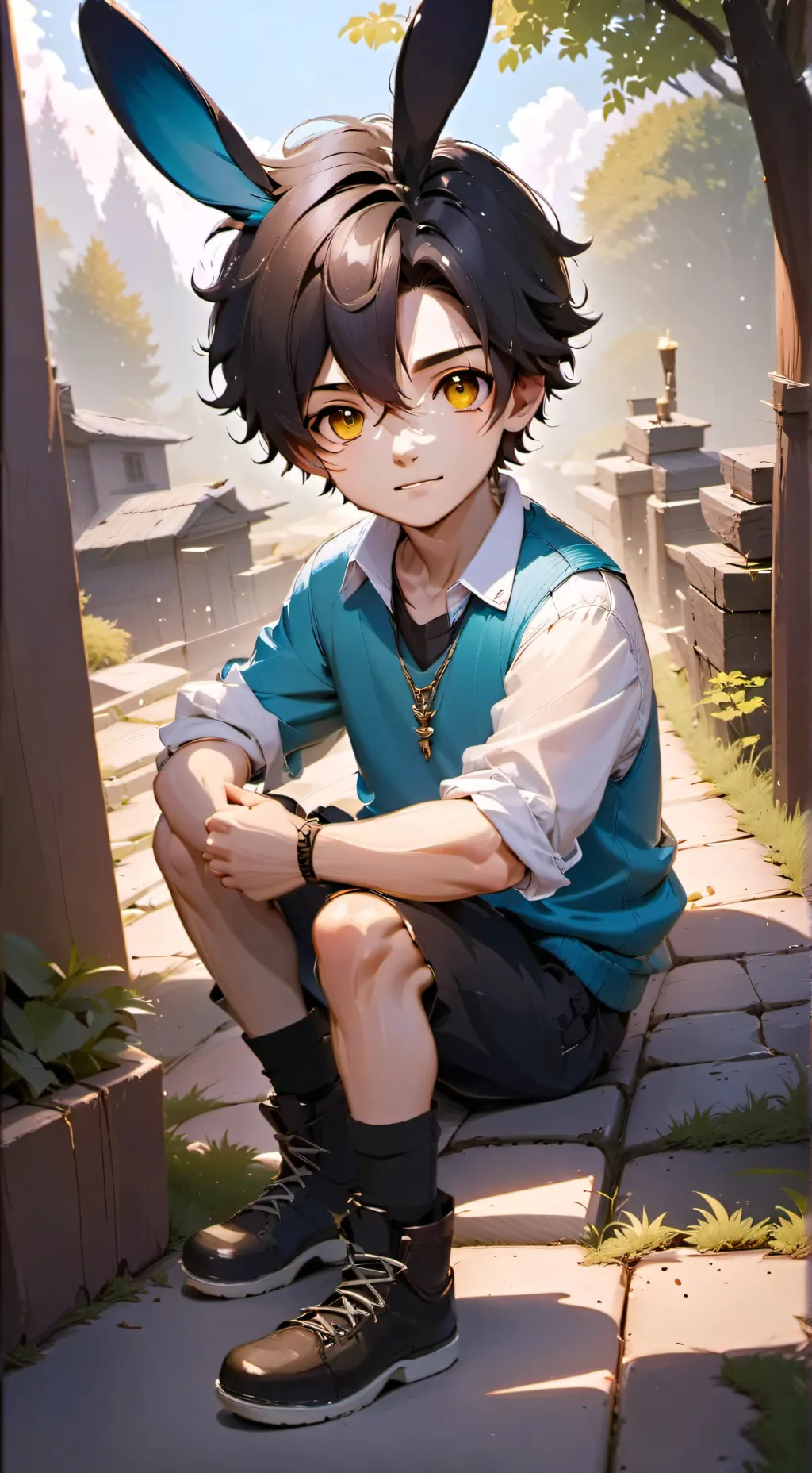 ai character: cey baby background