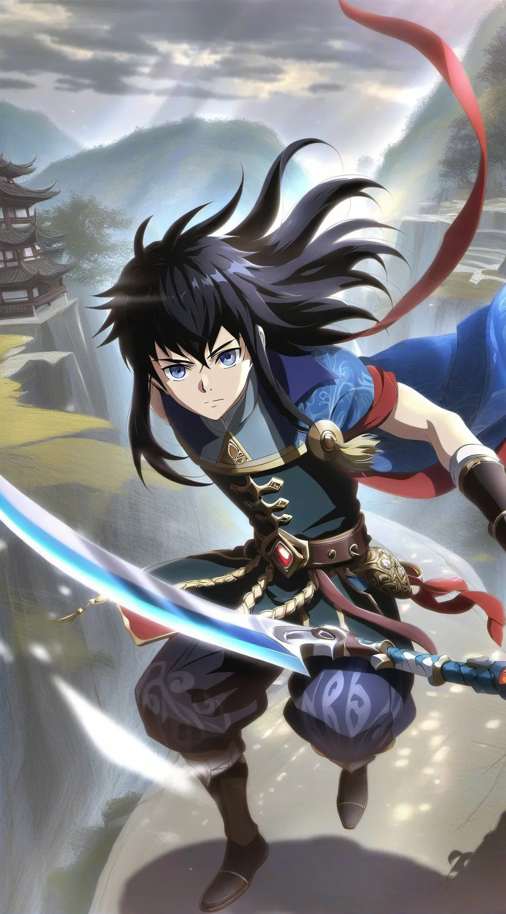 ai character: demons layerrrr background