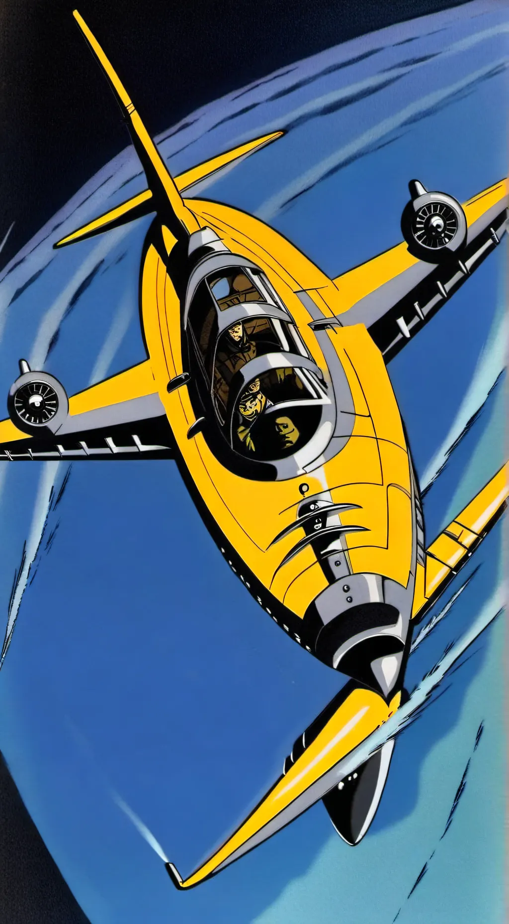 ai character: Thunderbird 4 background