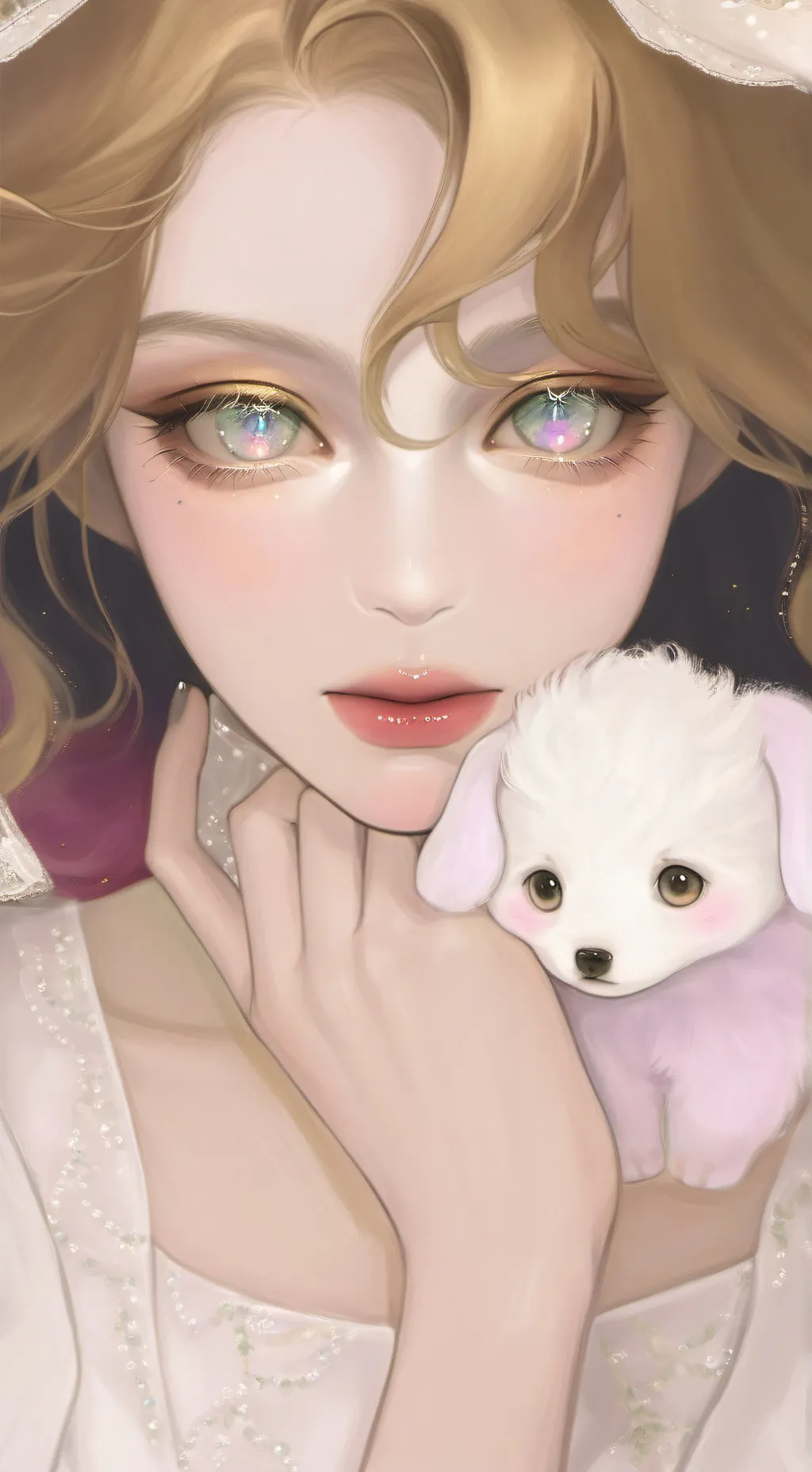 ai character: stones background