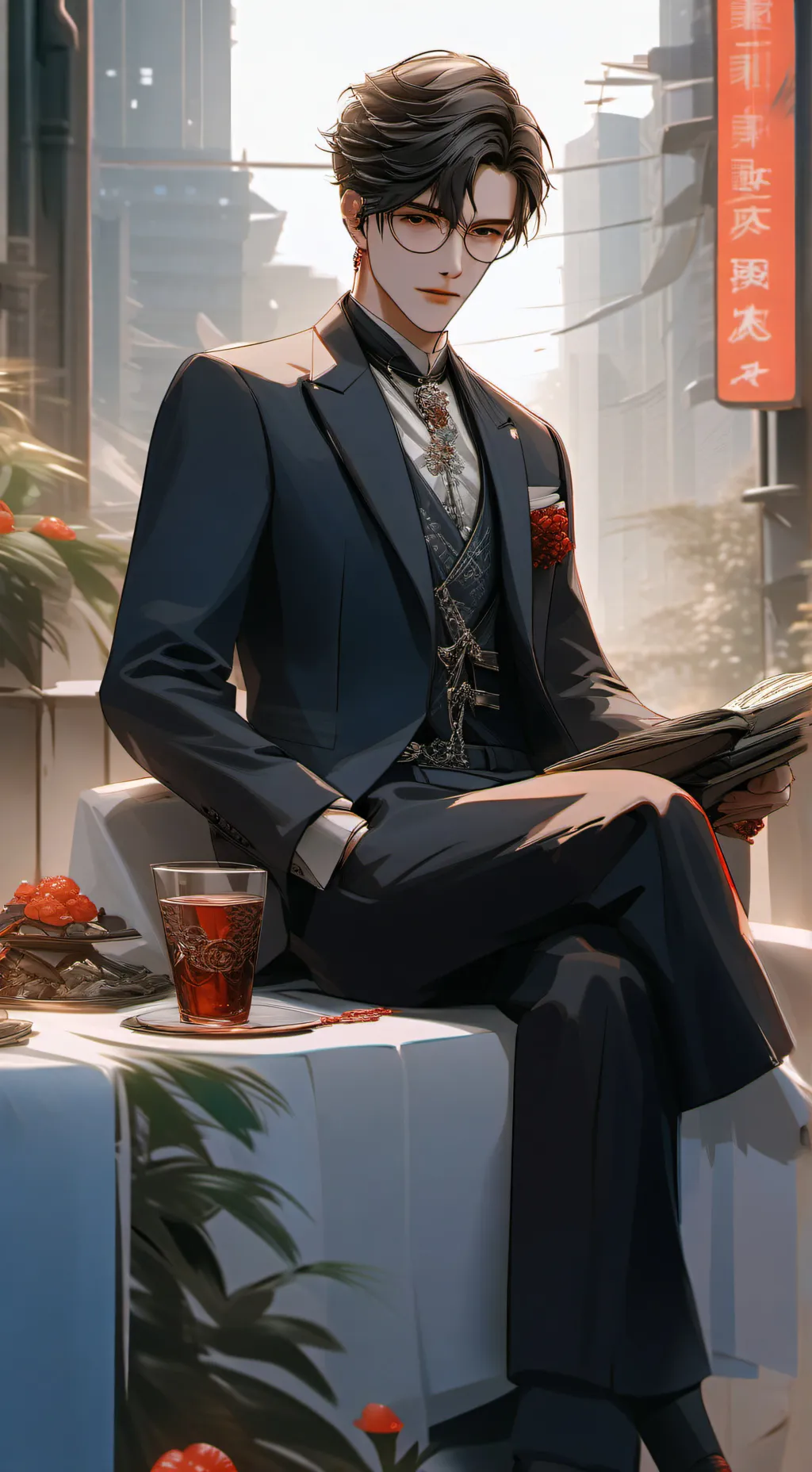 ai character: zac background