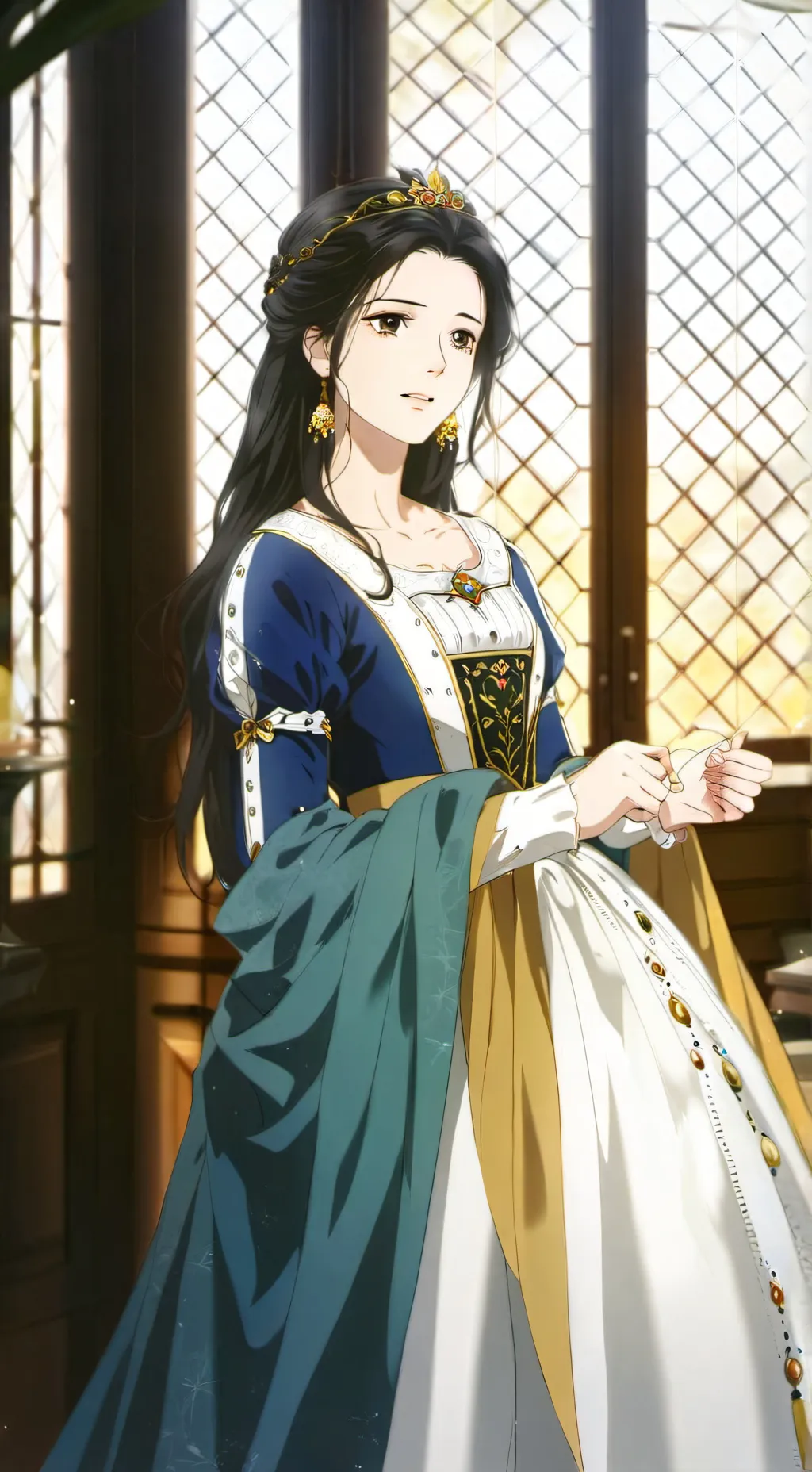 ai character: PRINCESS MARIA  background