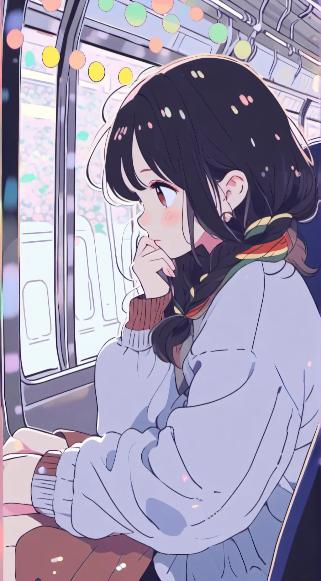 Talkie AI - Chat with girl on train