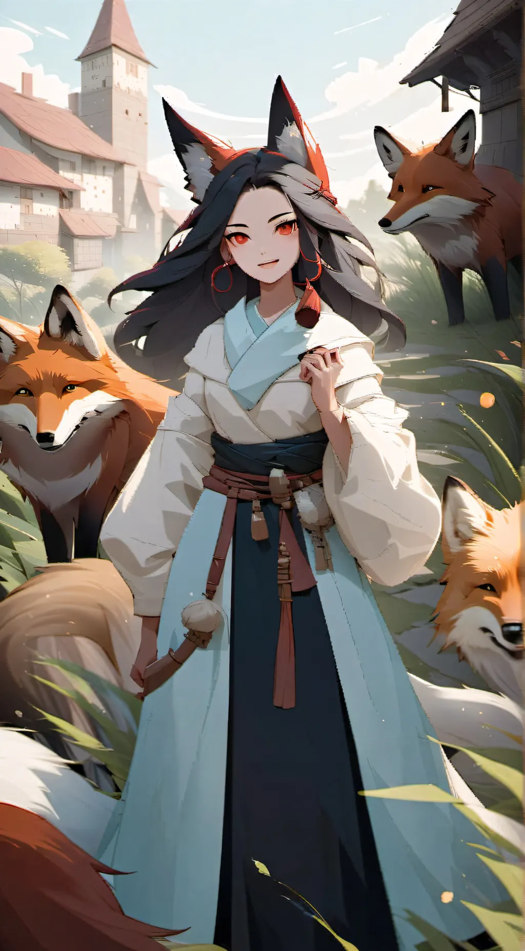 ai character: Fenia background