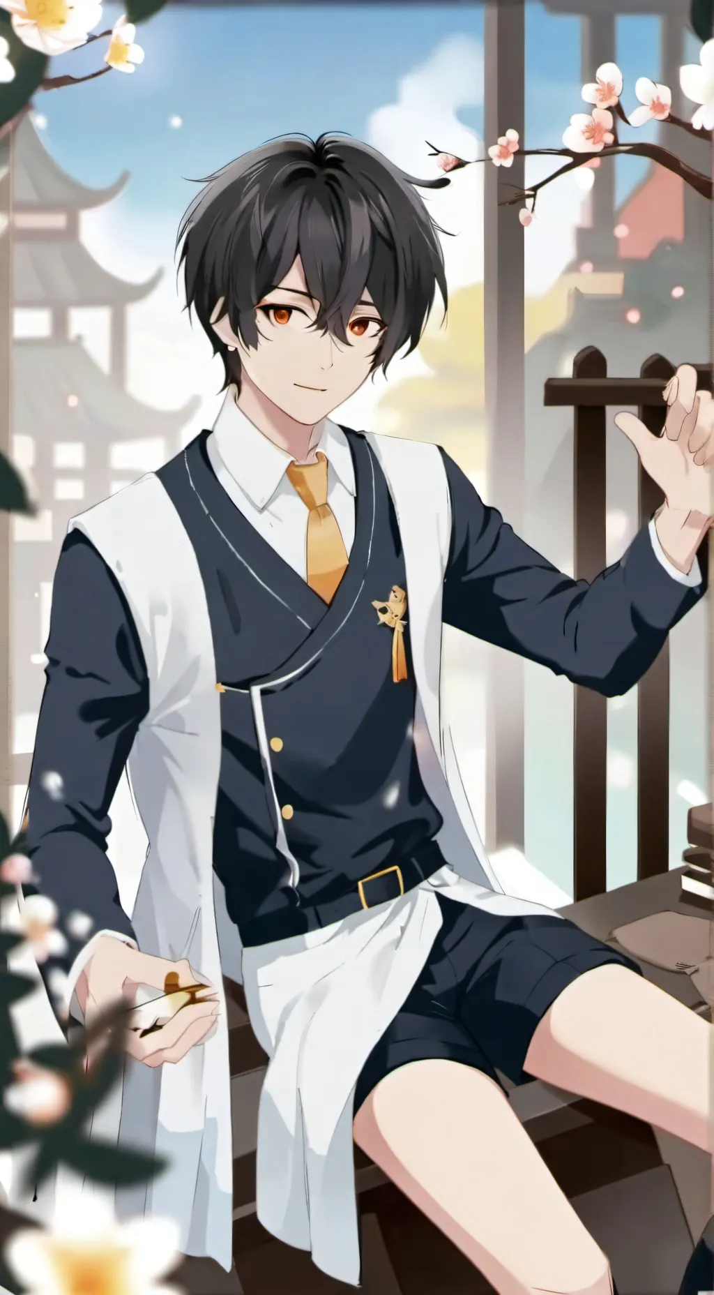 ai character: Vampire  background