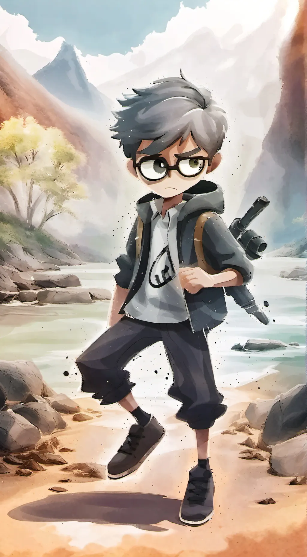 ai character: Dem background