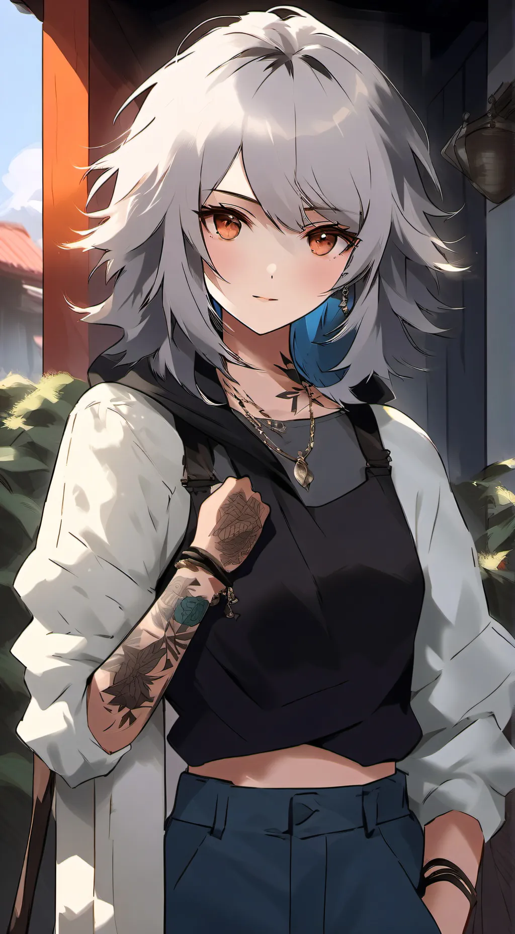 ai character: (ur choice)  background