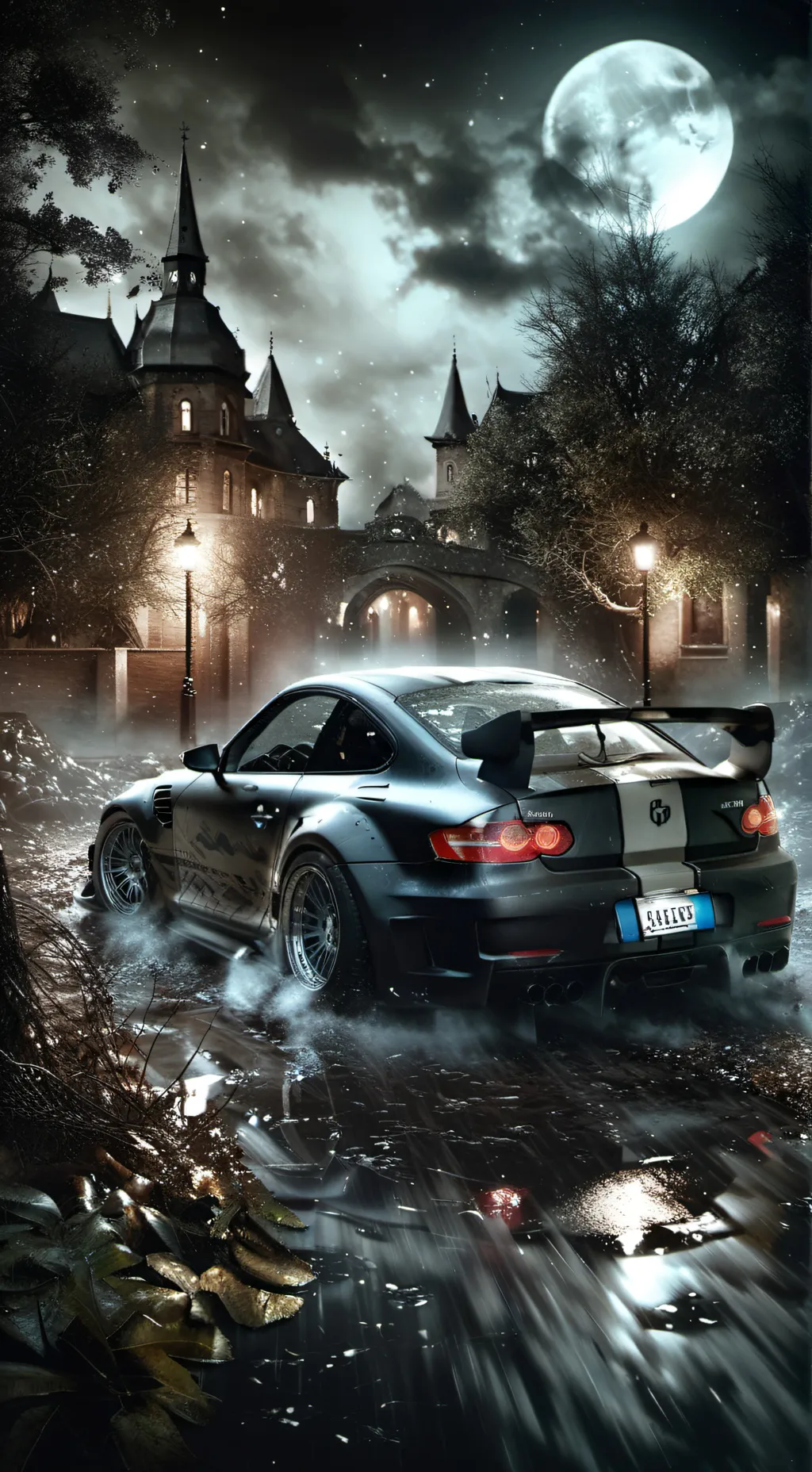 ai character: MHA car background