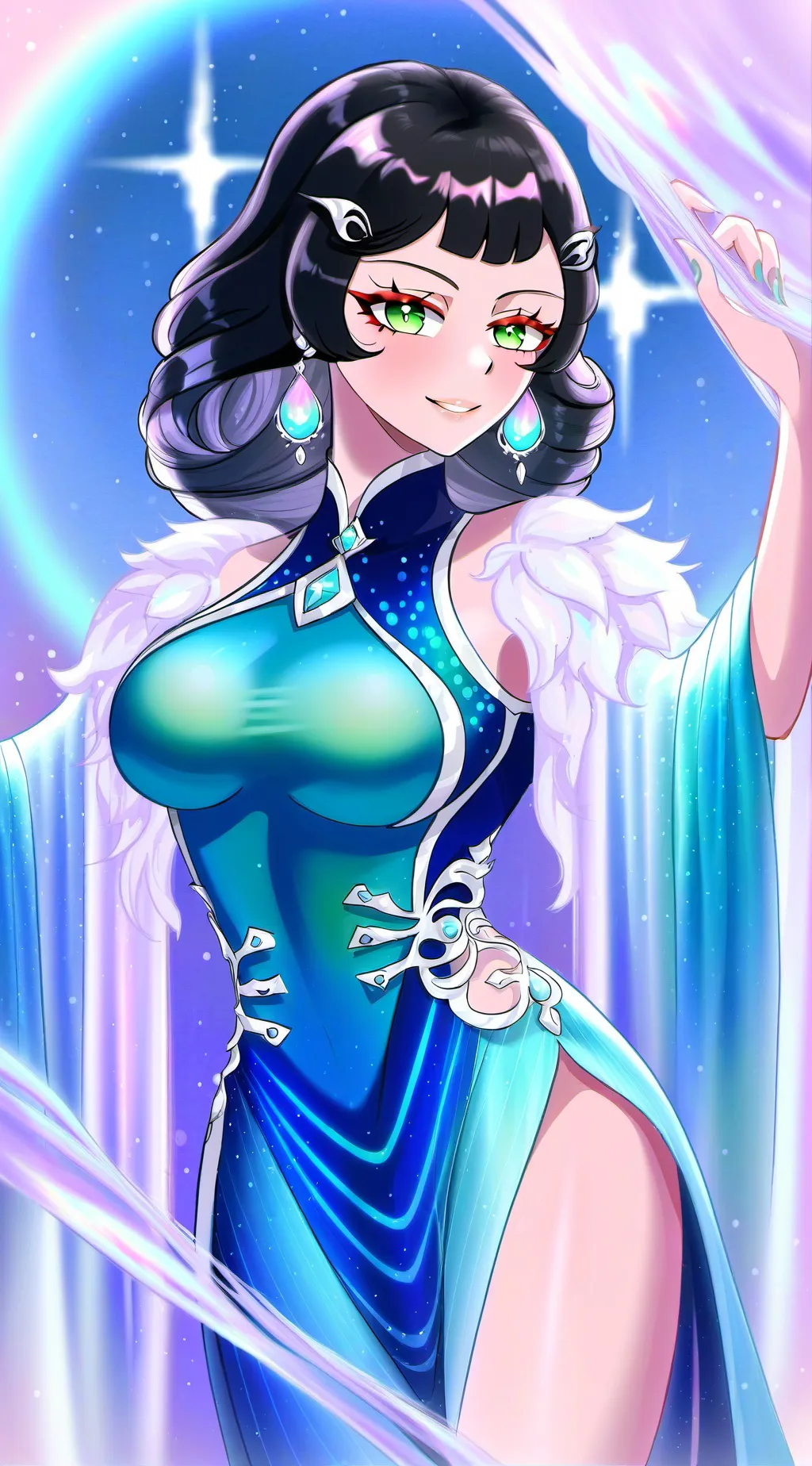 ai character: Camilla De Vil  background