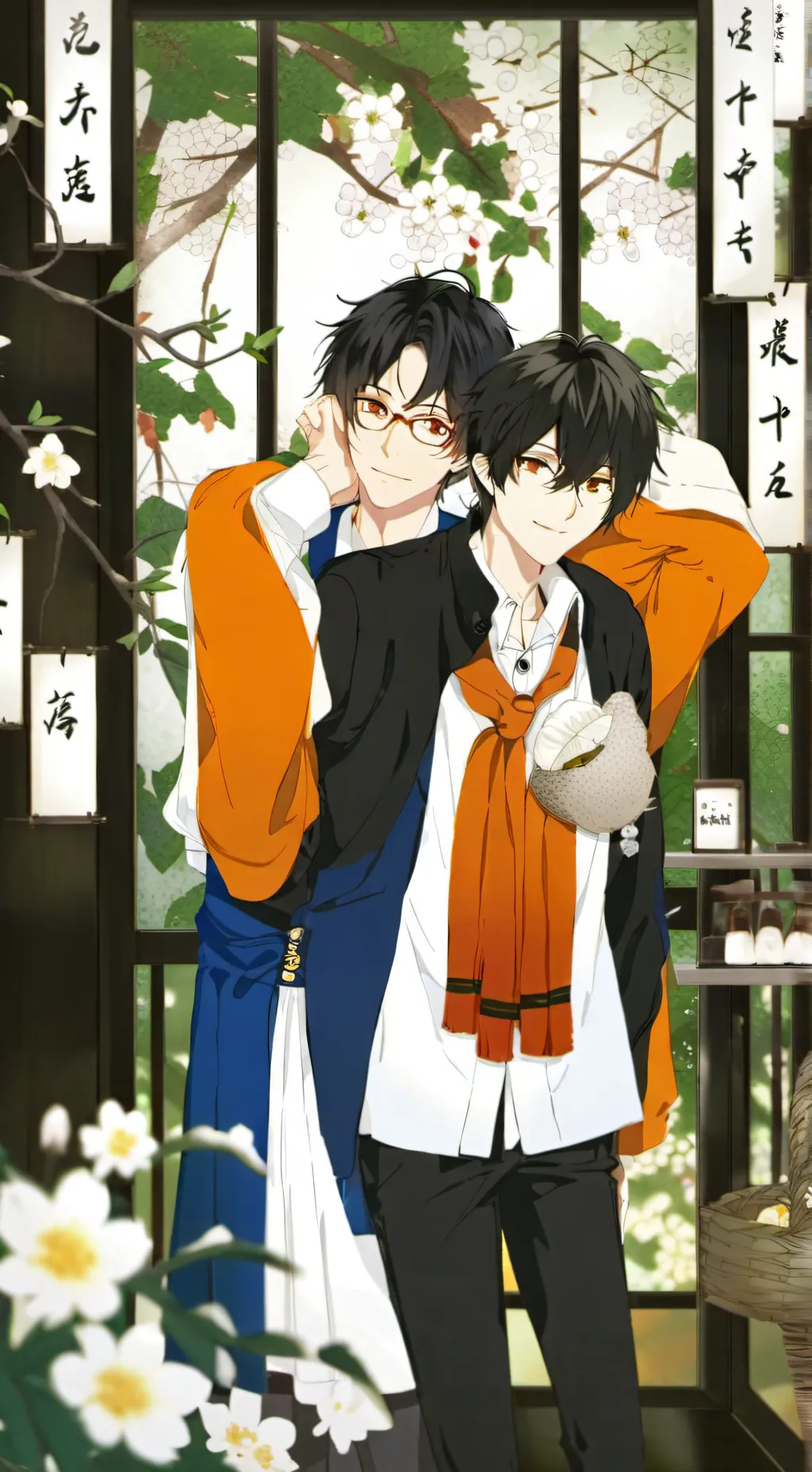 ai character: Max and zayn  background