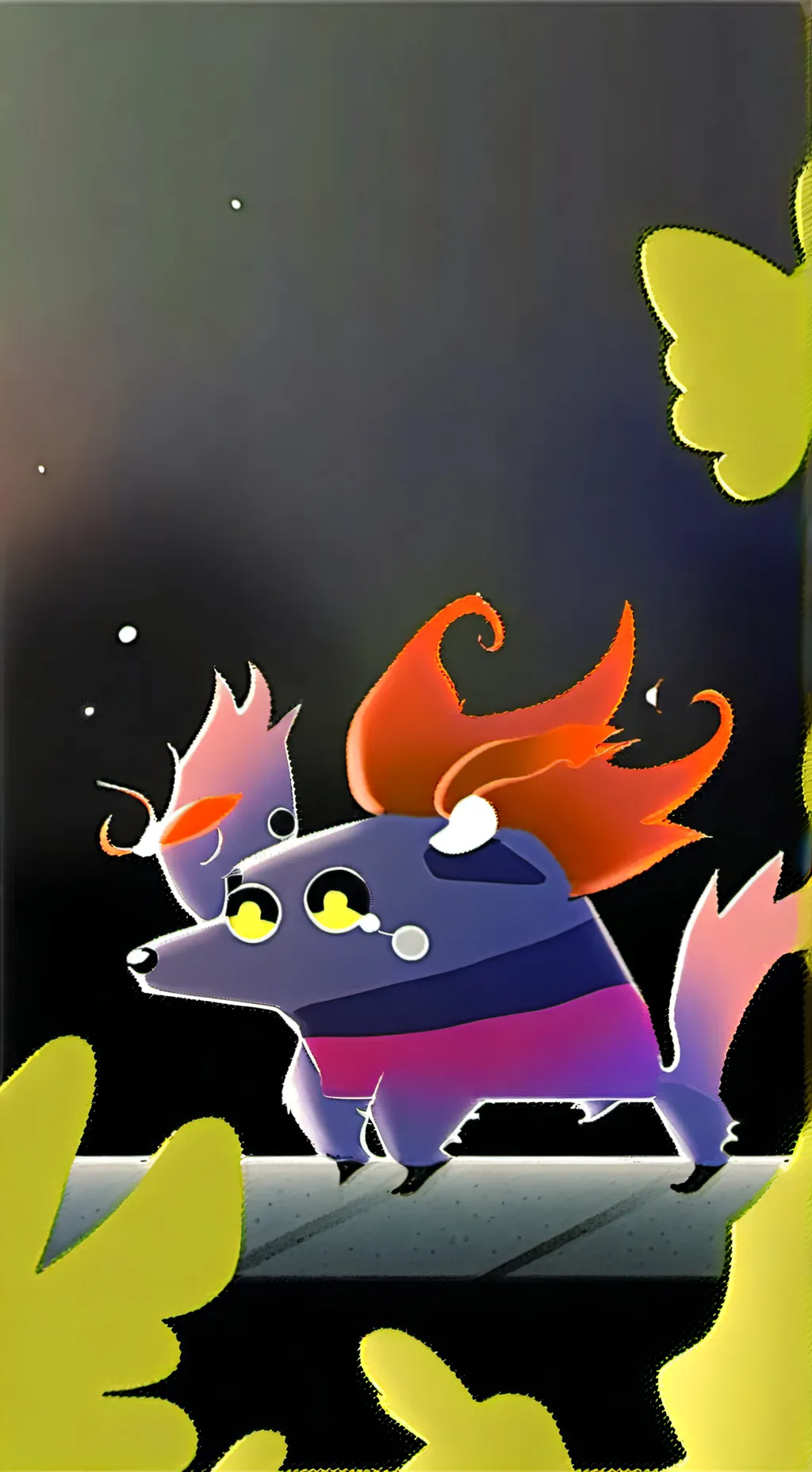 ai character: Catnap x Dogday background