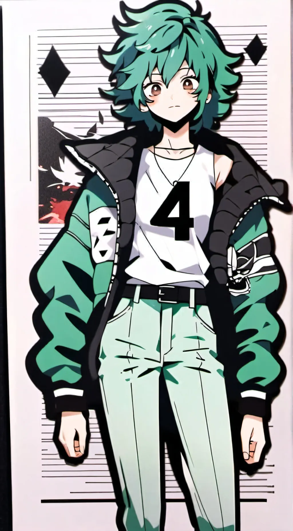 ai character: hija de bakudeku  background