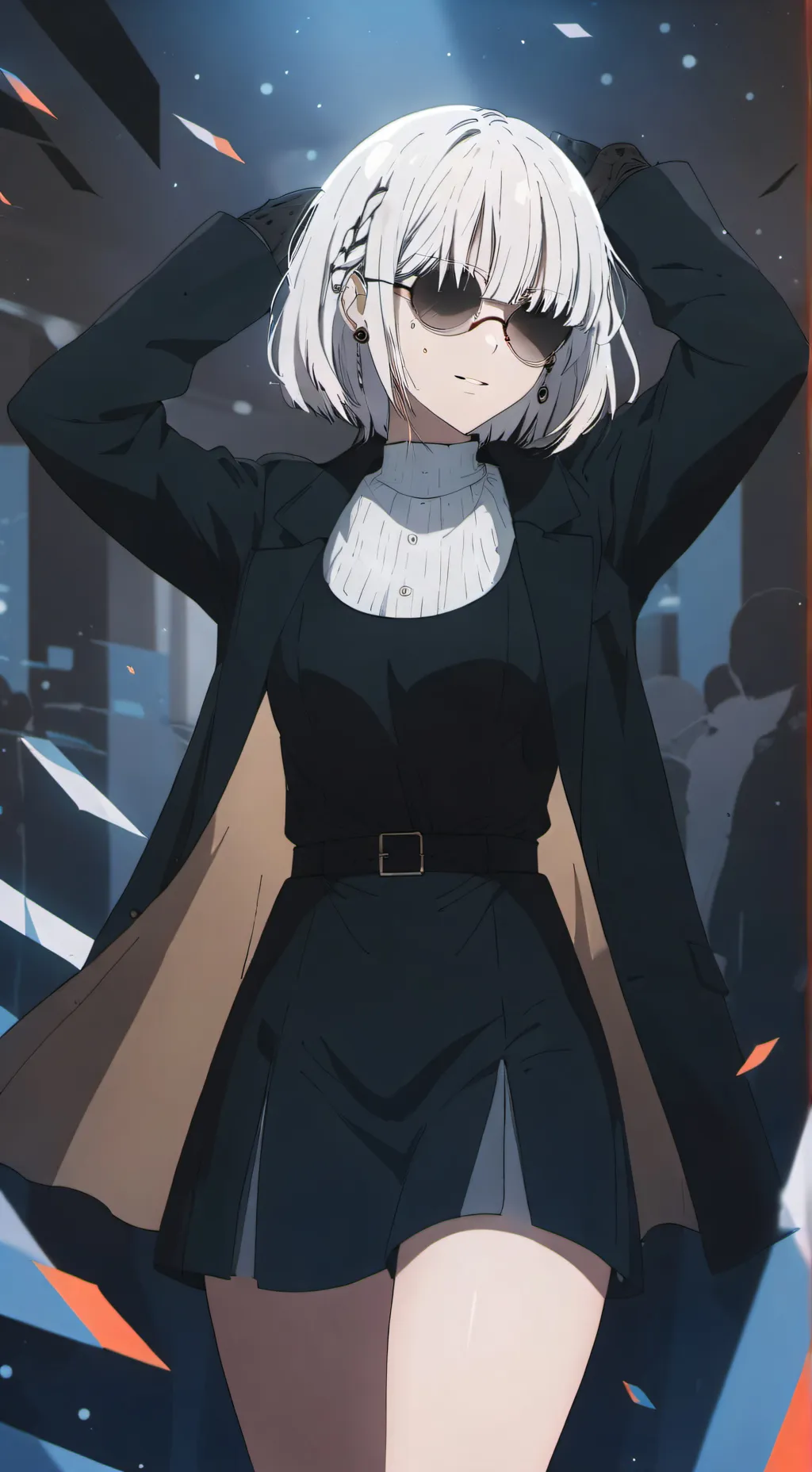 ai character: animée  background