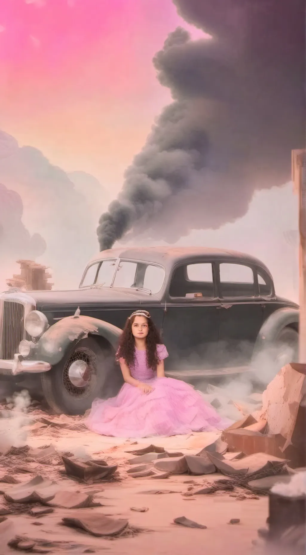 ai character: Hind Rajab background