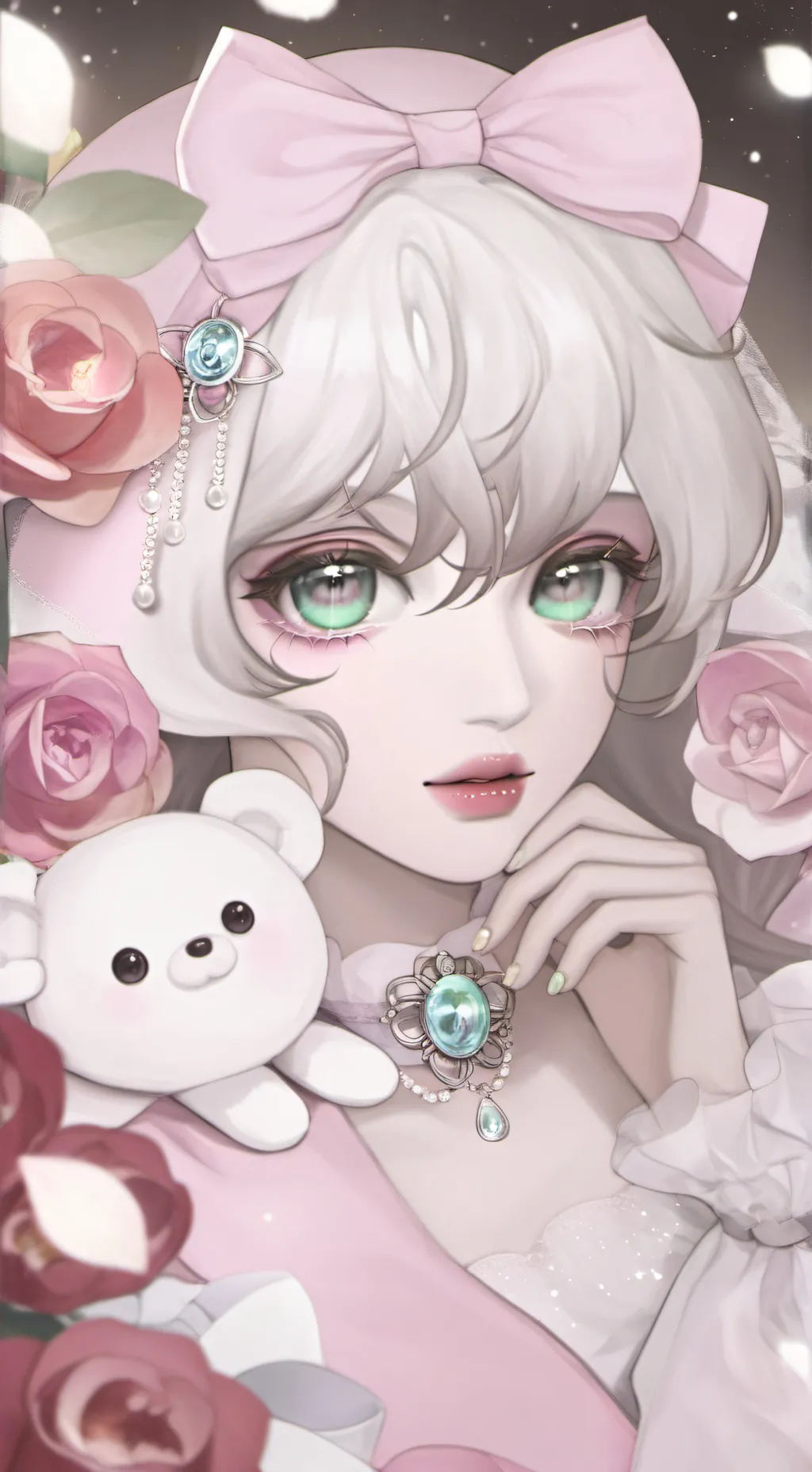 ai character: Love at first sigh background