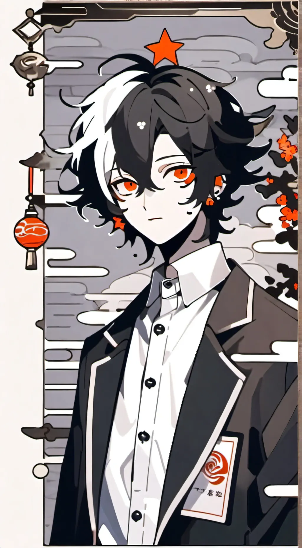 ai character: Xavier🥨🥖🫔 background